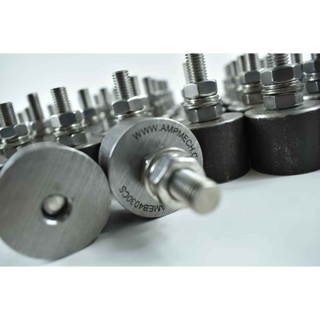 AMPMECH AMEB EARTHING BOSS, CARBON STEEL/ STAINLESS STEEL (1SET)