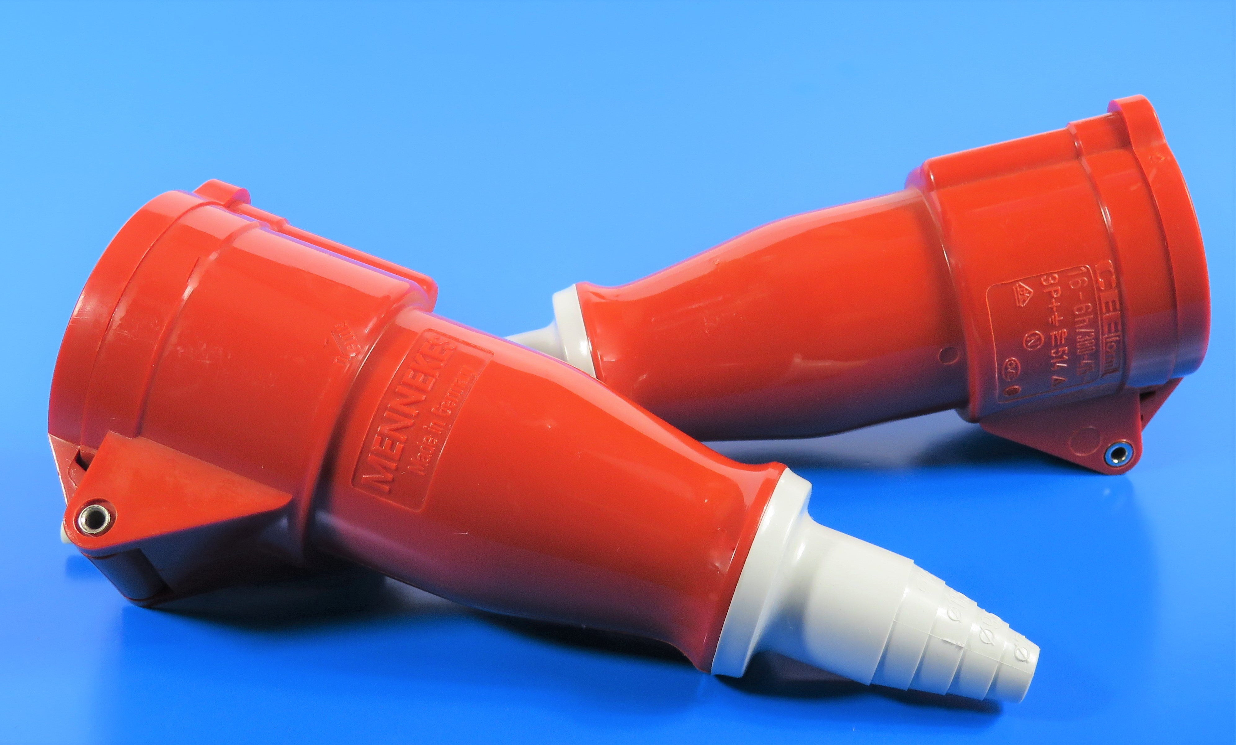 曼奈克斯连接器 514G/ 526G/ 5G; W.索环,螺丝端子,16A-4P-415V/ 32A-4P-415V/ 16A-5P-415V,IP44