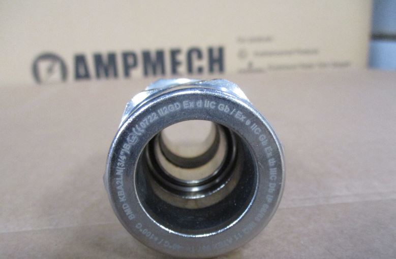 RST CABLE GLAND EX, GAMMA X, NICKEL PLATED BRASS, 3/4", KBA2LN34
