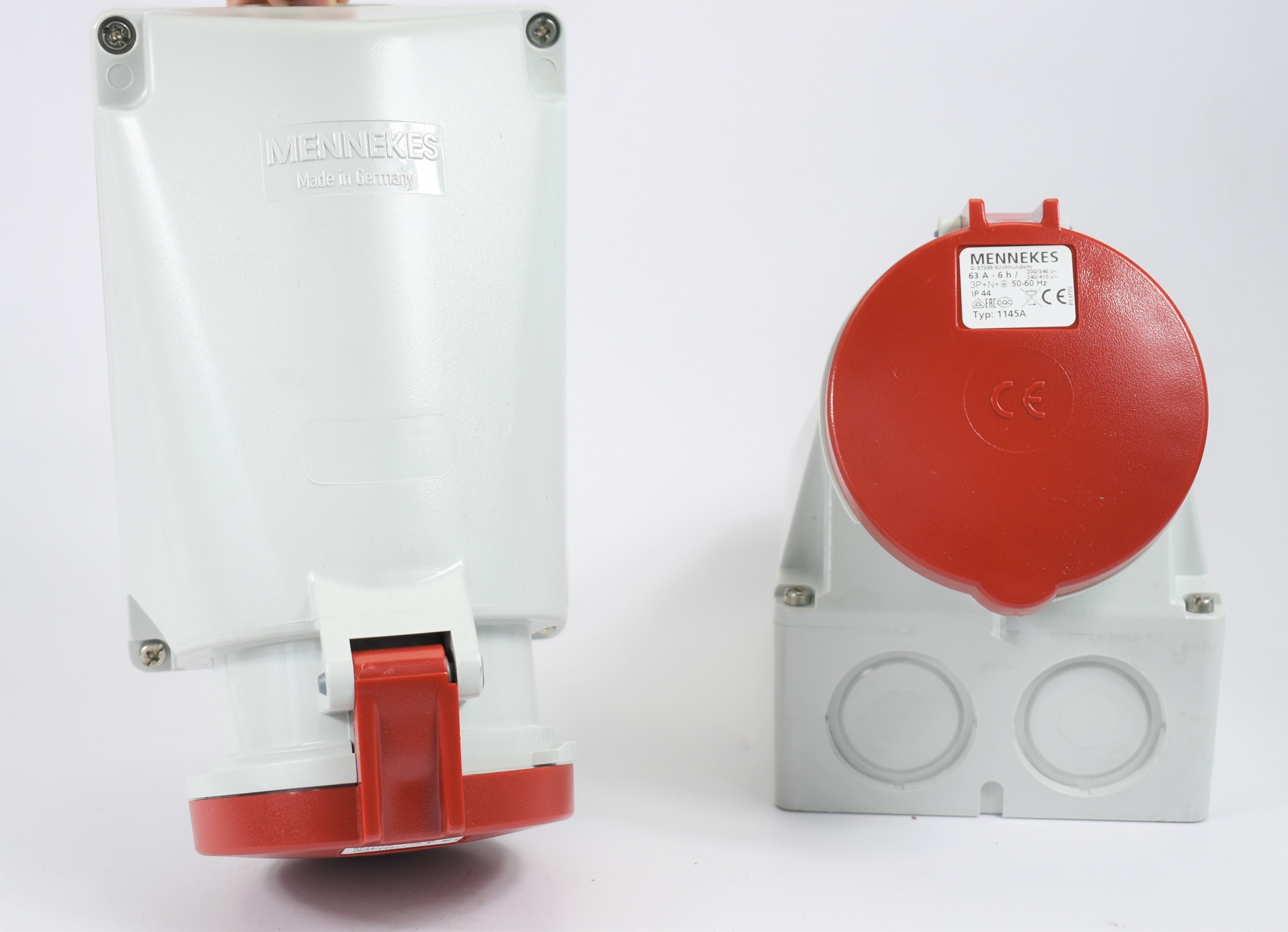 Mennekes 插座 1145 插座;壁挂式MT,63A-5P-415V,IP44