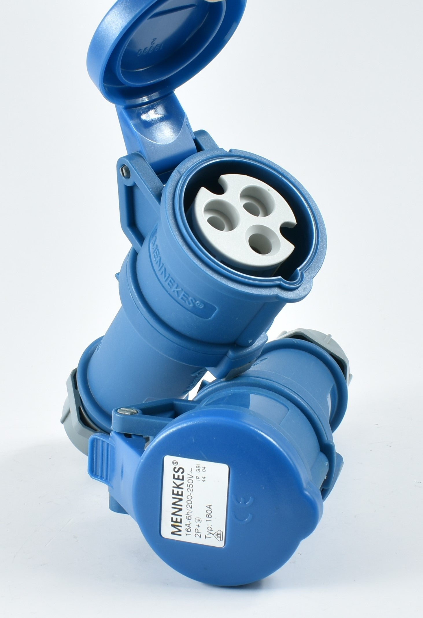 曼奈克斯连接器 16/ 180A/ 194A; PRO-TOP II 带电缆套管,32A-5P-415V/ 16A-3P-230V/ 16A-4P-415V,IP44