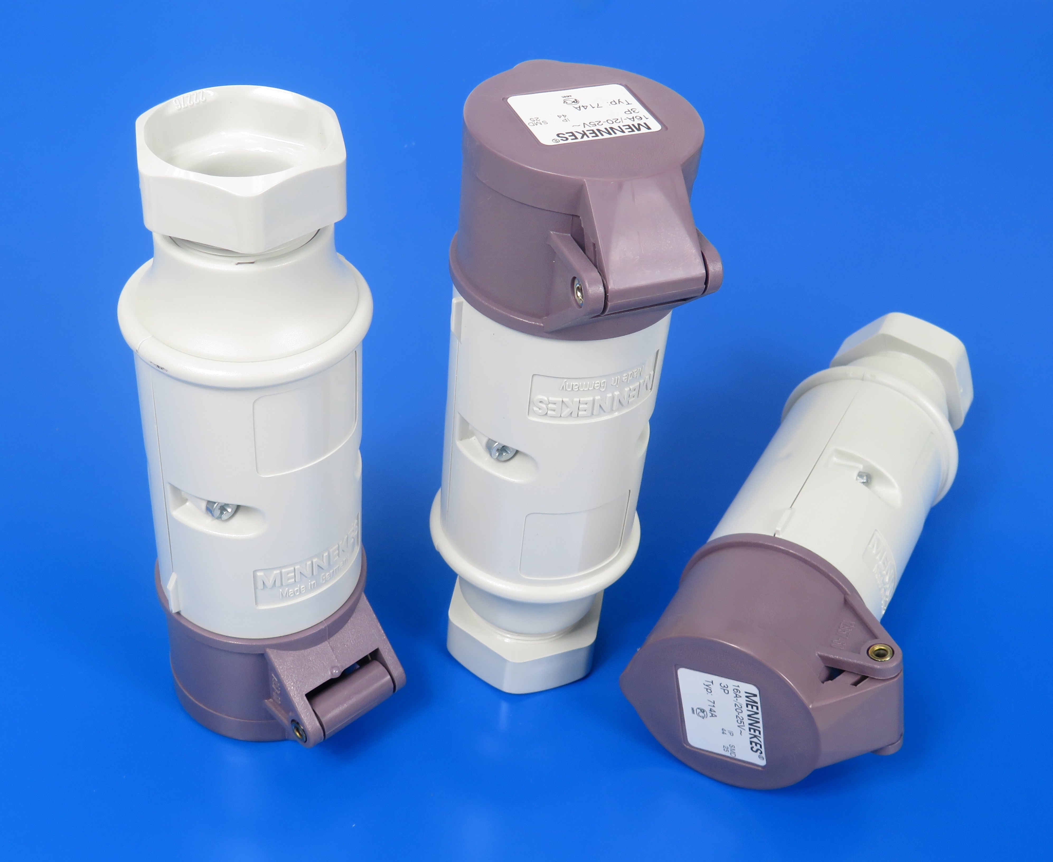 曼奈克斯连接器 714/ 715;螺丝端子,16A-3P,20-25V/16A-3P-50V,IP44