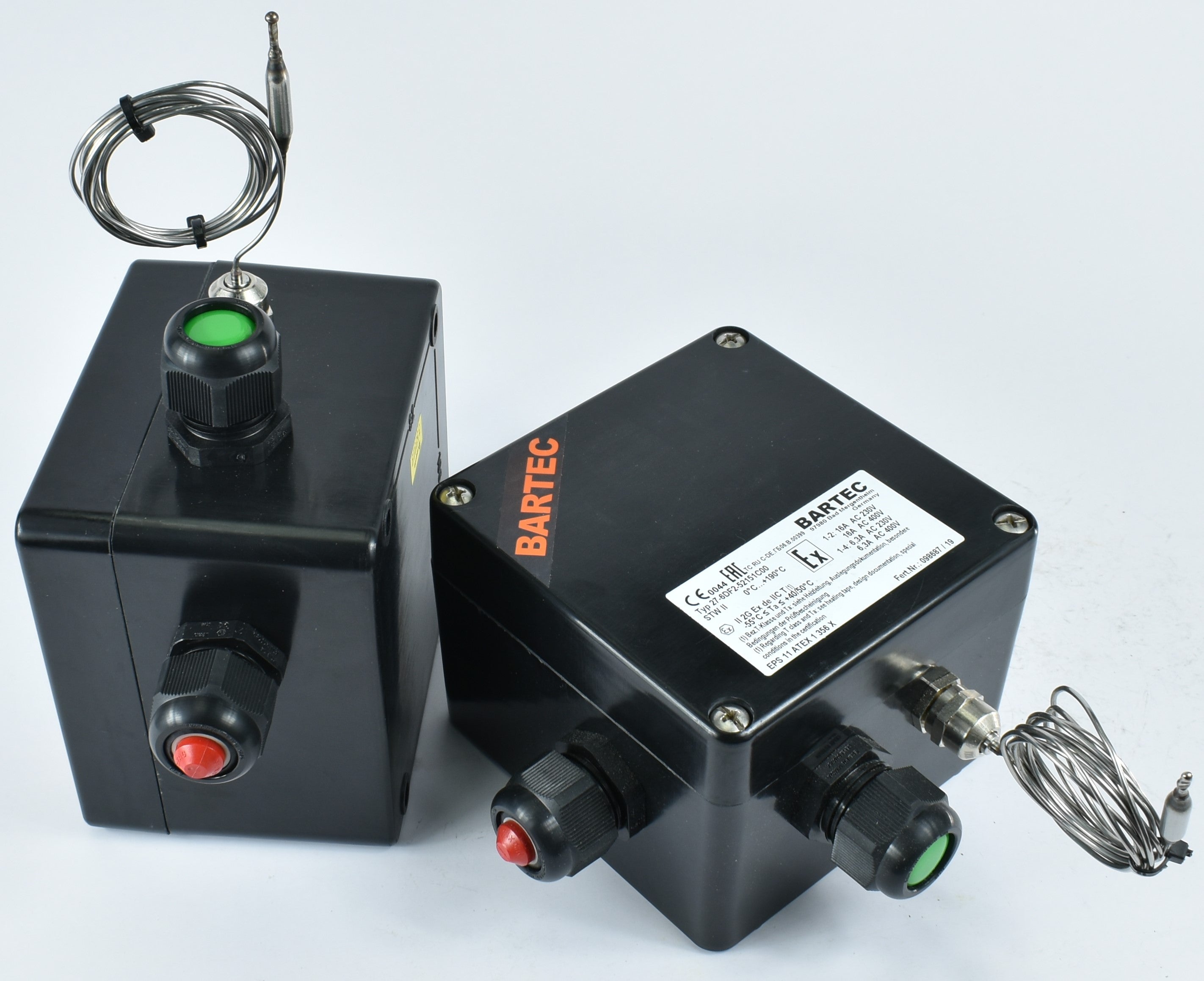 BARTEC CAPILLARY TUBE THERMOSTAT 16A, STW II