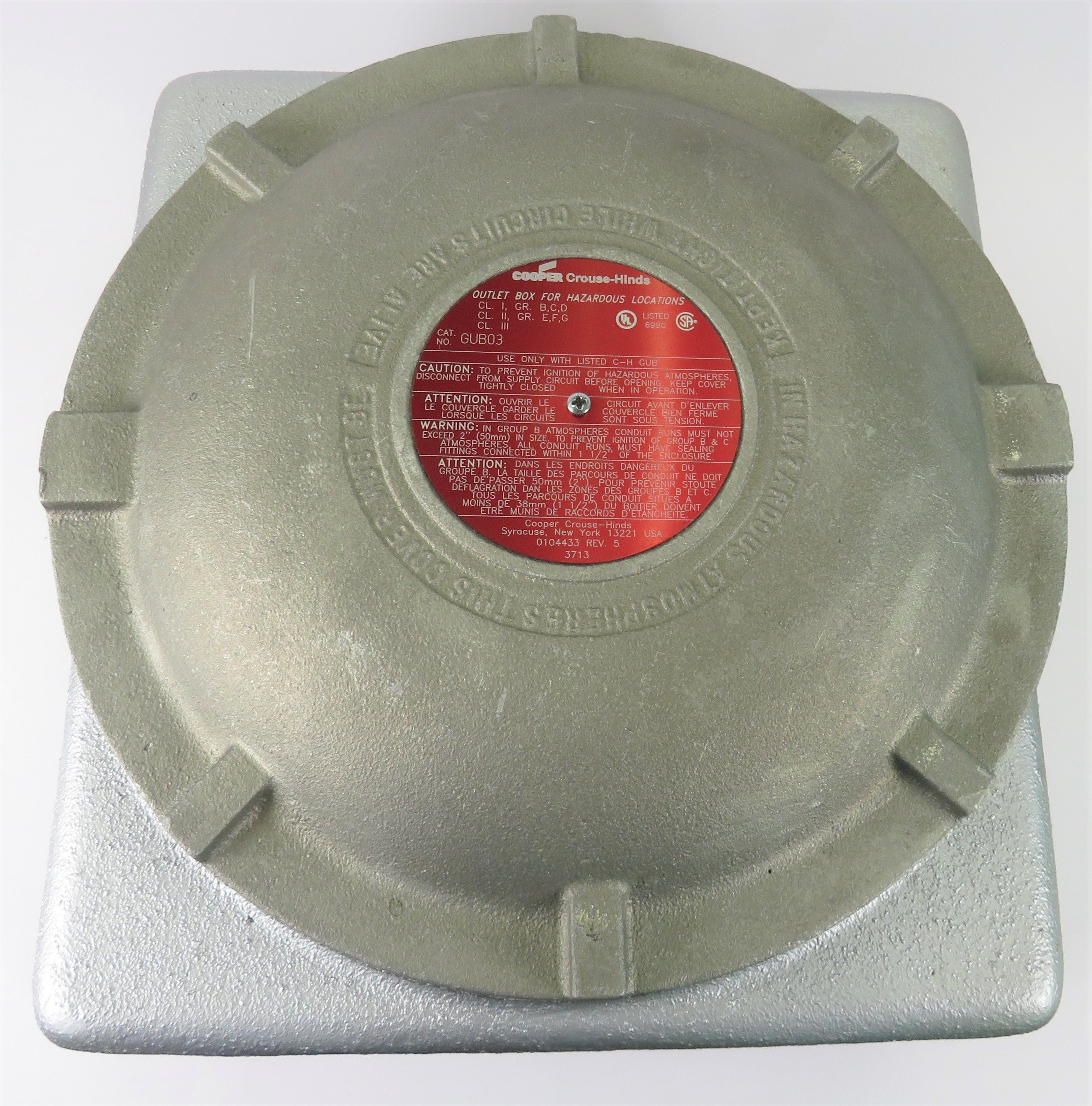 CROUSE-HIDS/伊顿 EX NEC 接线盒 GUB03