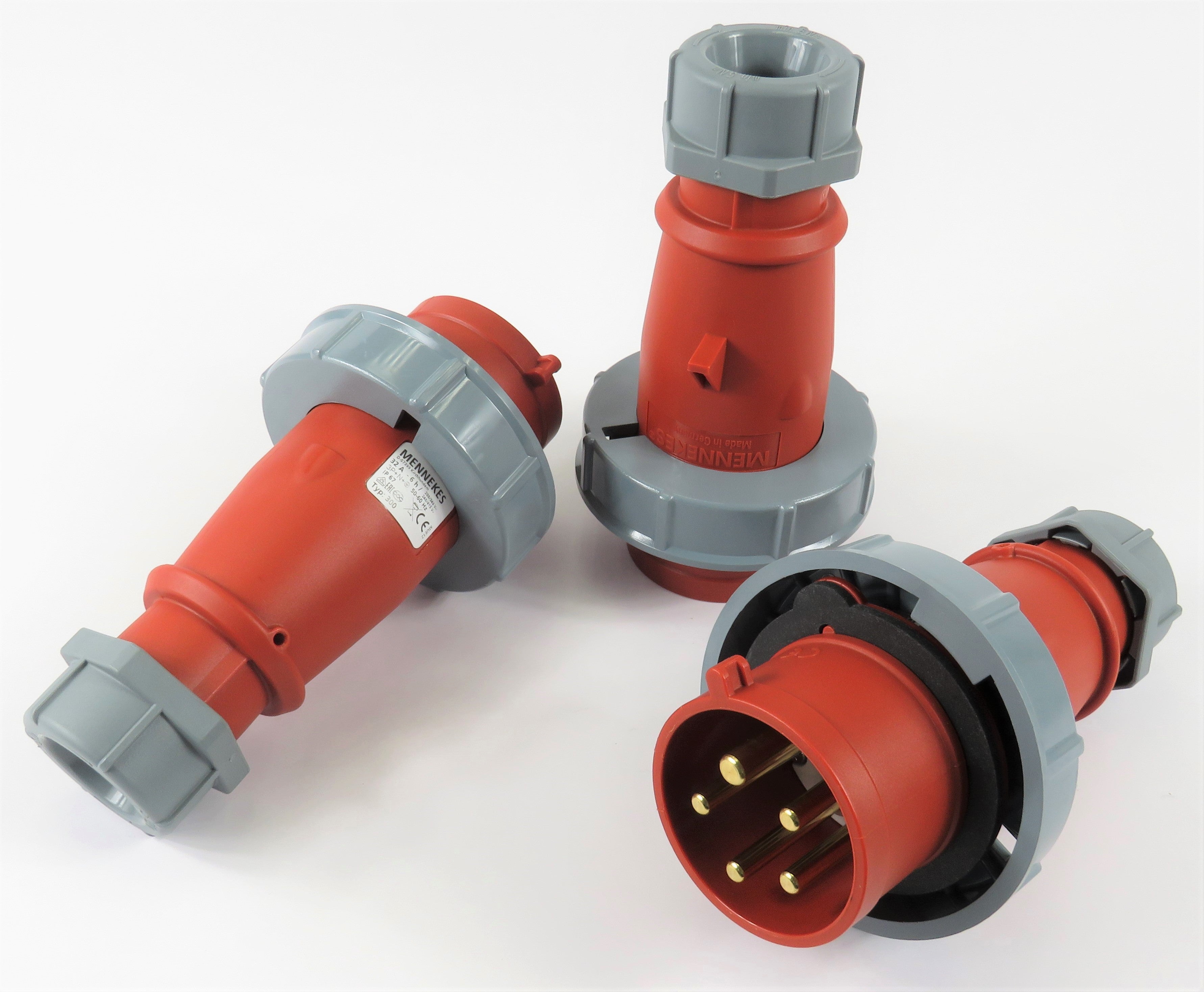 曼奈克斯 278/ 290/ 300 插头,16A-3P-230V/ 32A-3P-230V / 32A-5P-415V,IP67