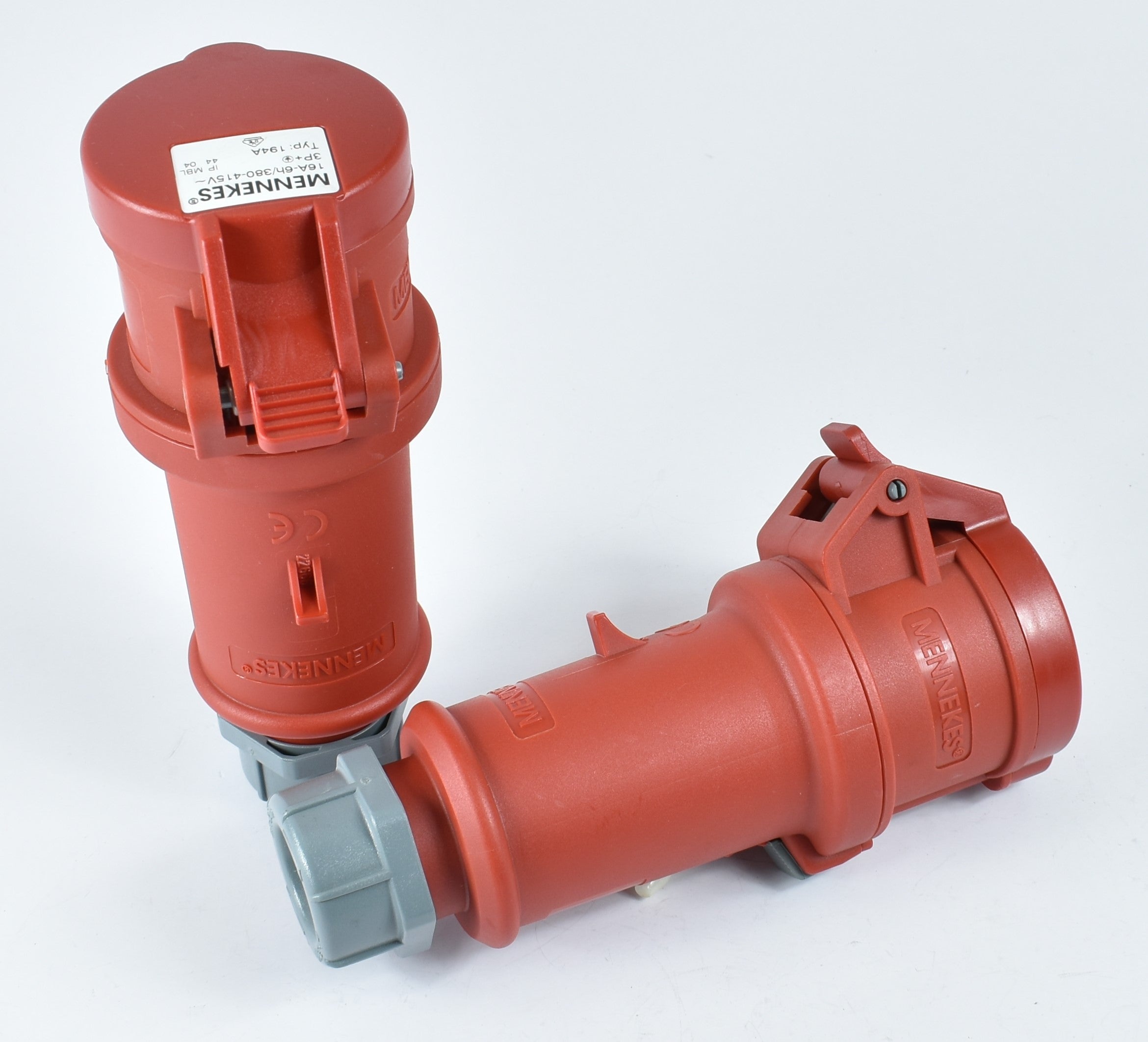 曼奈克斯连接器 16/ 180A/ 194A; PRO-TOP II 带电缆套管,32A-5P-415V/ 16A-3P-230V/ 16A-4P-415V,IP44