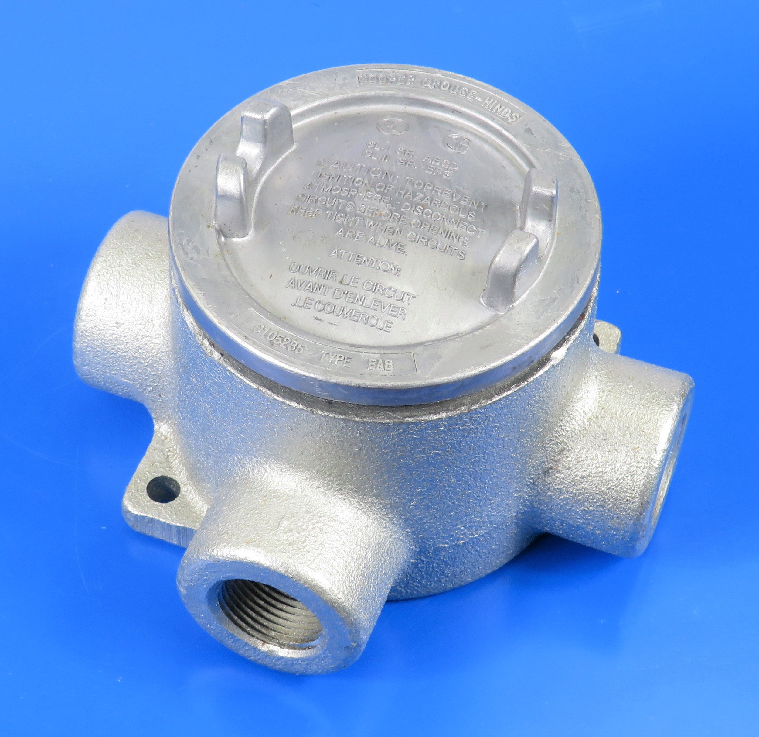 KOTAK OUTLET CROUSE-HINDS/ EATON NEC EX CONDUIT, TUDUNG DIA 3", EABT16(1/2"), EABT26 (3/4"), EABX16 (1/2")