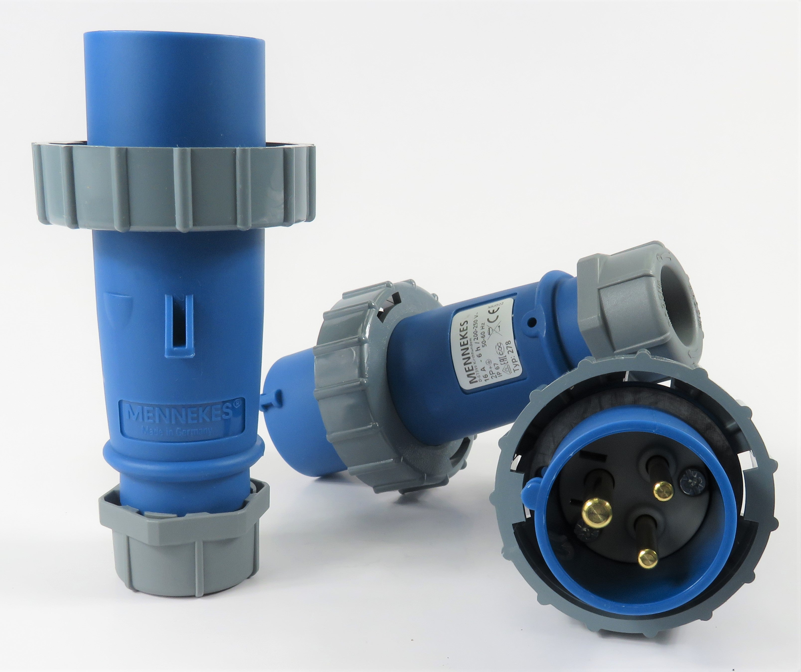 曼奈克斯 278/ 290/ 300 插头,16A-3P-230V/ 32A-3P-230V / 32A-5P-415V,IP67