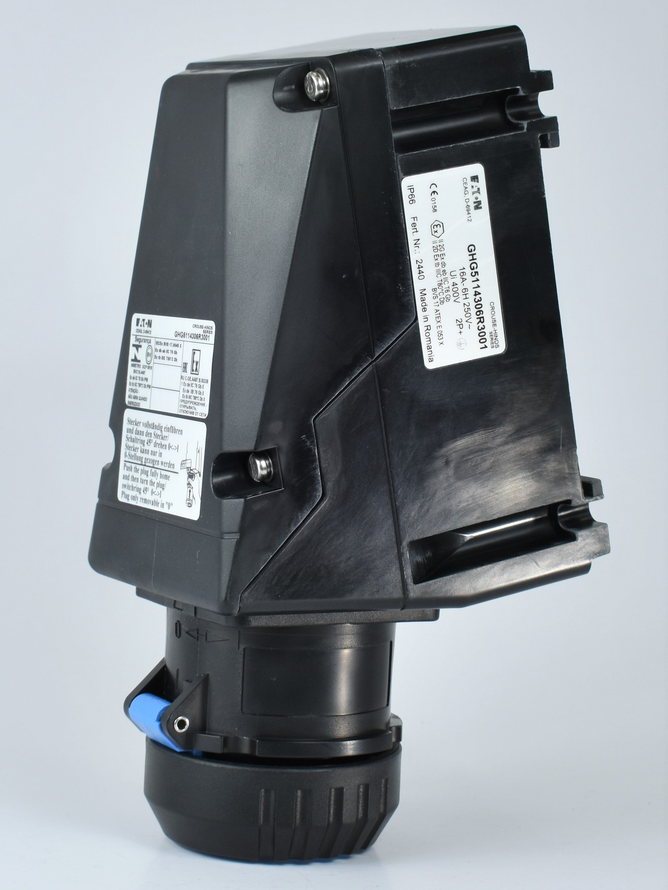 CEAG/伊顿壁挂式插座,16A-3P-240V