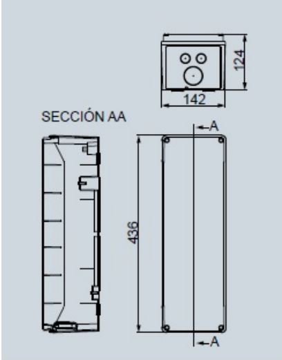 IDE STAR ENCLOSURE CSNPLUSRR (ADDITIONAL PLAIN MODULE), CSN6PTRR (1X6 MODULES), CSN9PTRR (1X9 MODULES) , IP65