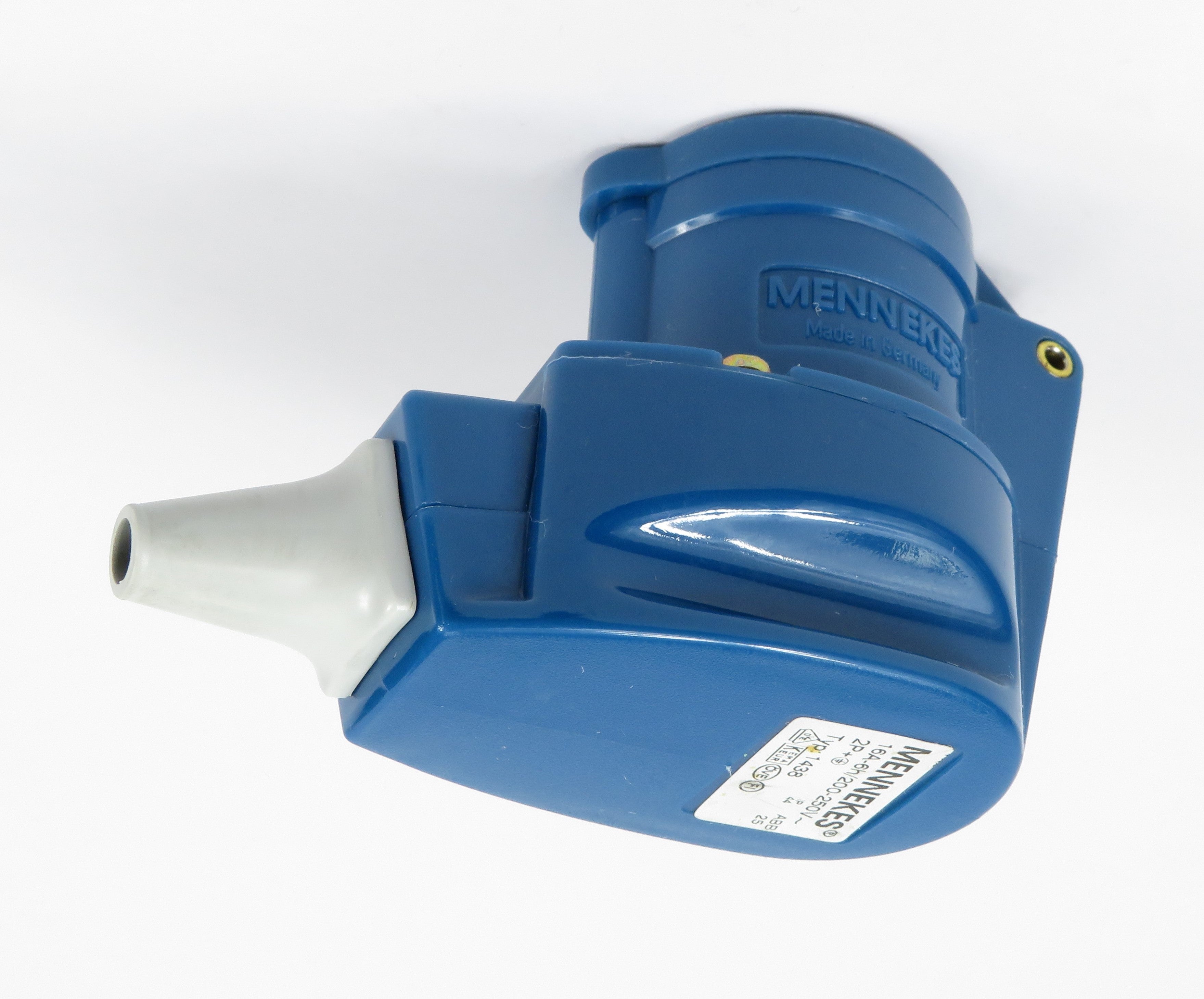 MENNEKES ANGLED CONNECTOR 1438 / 1566 (WITH INTEGRATED SCHUKO RECEPTACLE); 16A-3P-230V, IP44