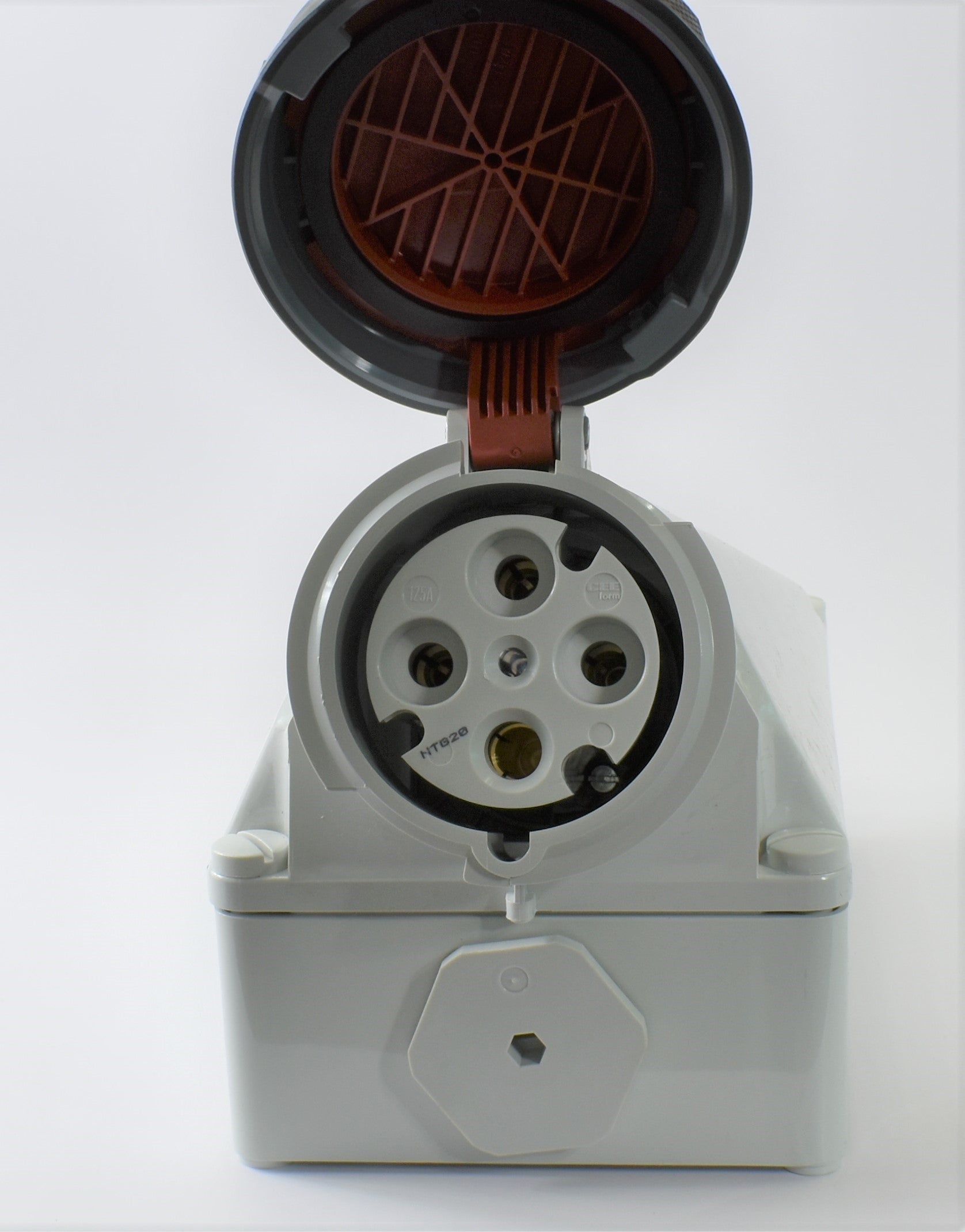 Mennekes 插座 136/ 139/ 143,插座;壁挂式,63A-5P-415V/125A-4P-415V/125A-5P-415V,IP67