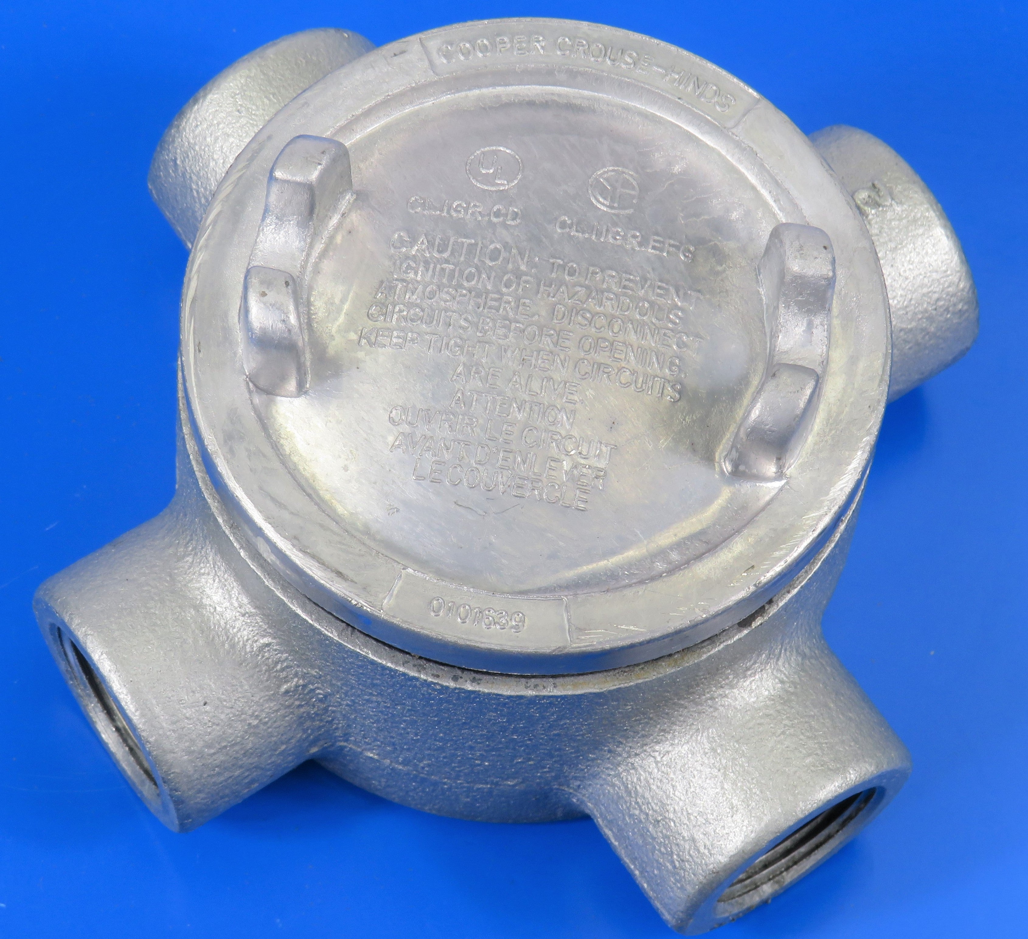 CROUSE-HINDS/ EATON NEC EX 导管插座盒 GUAT16(1/2")/ GUAT26(3/4")/ GUAX26(3/4")/ GUAX59(1-1/2")