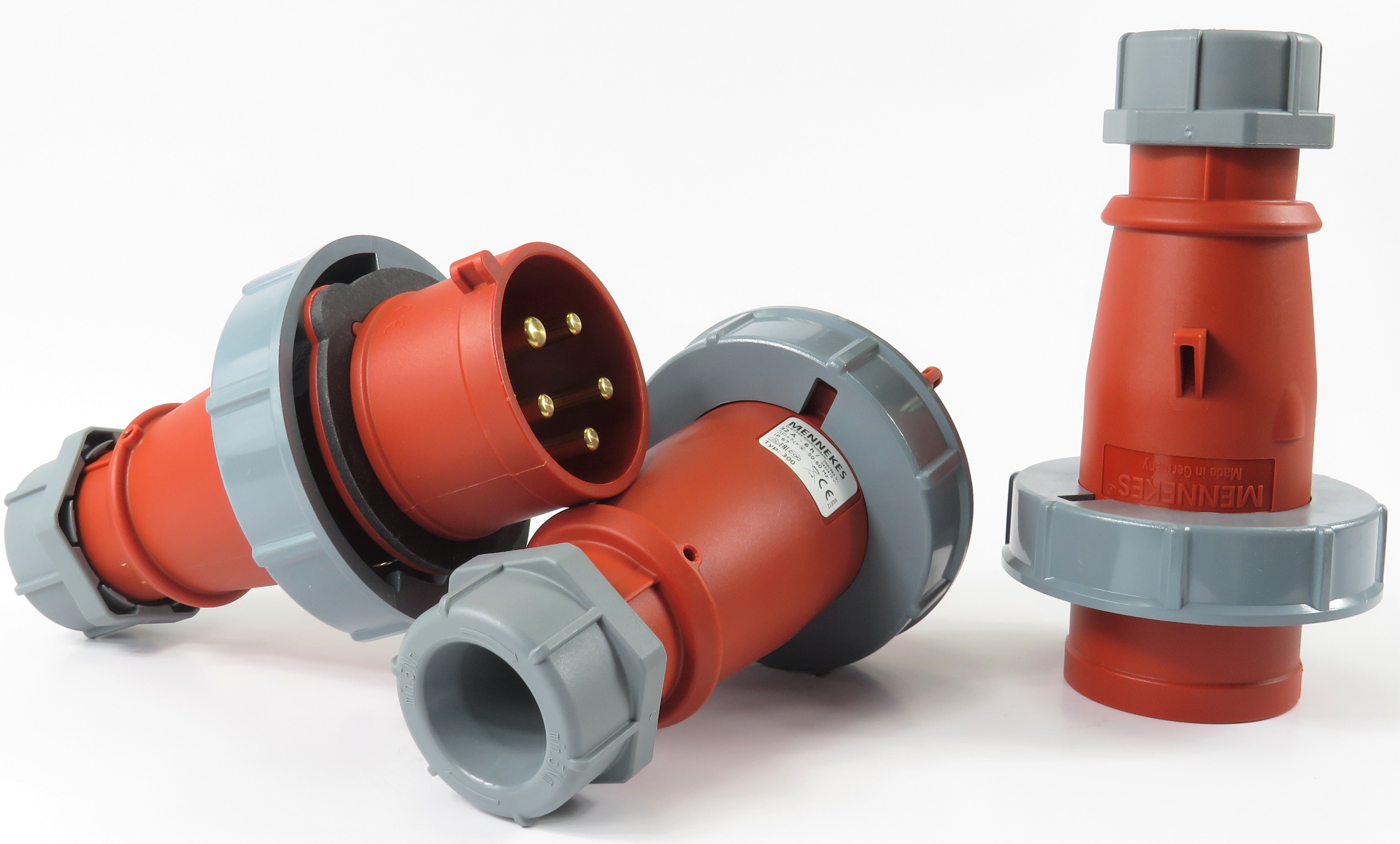 曼奈克斯 278/ 290/ 300 插头,16A-3P-230V/ 32A-3P-230V / 32A-5P-415V,IP67