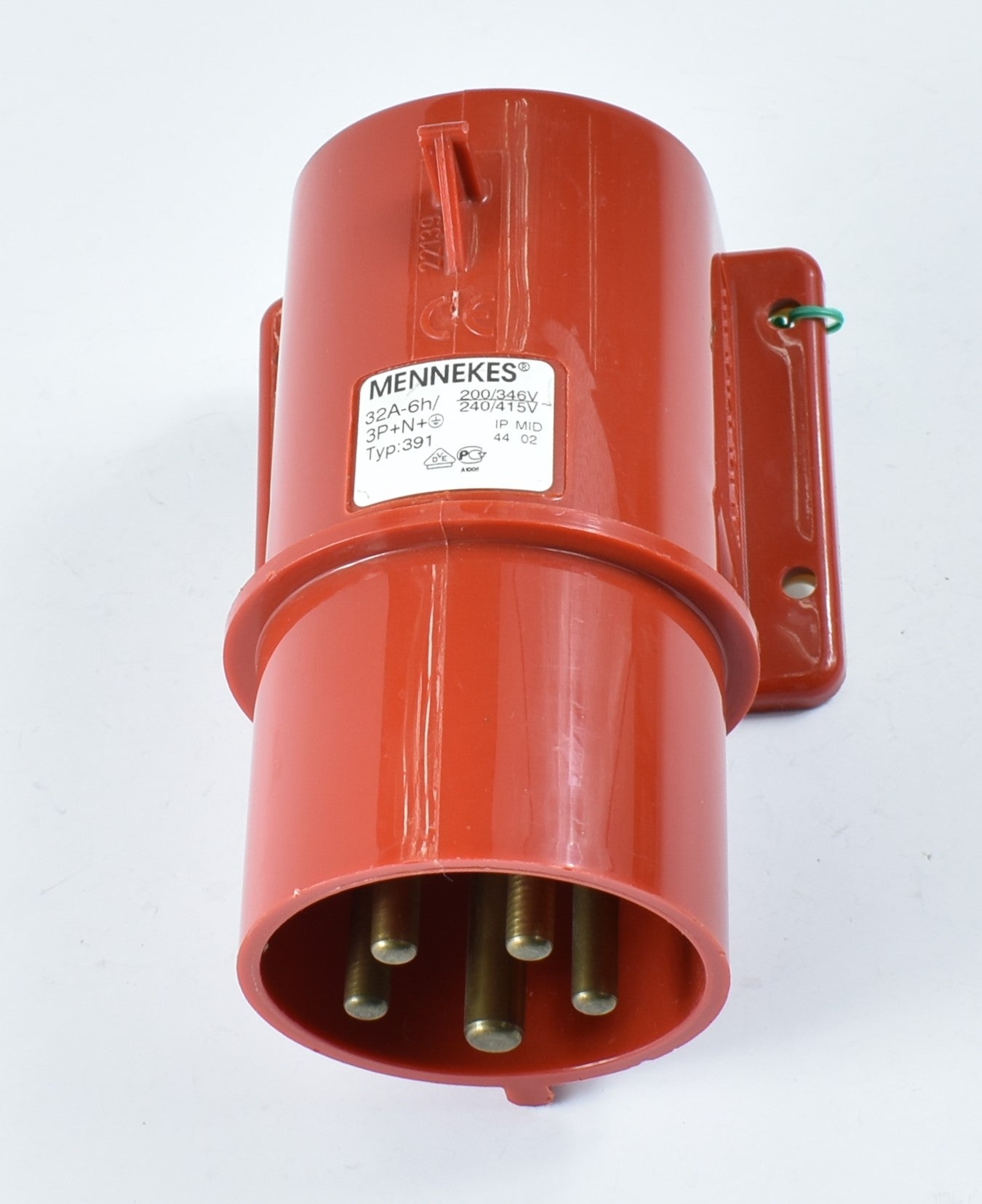 MENNEKES INLET 379 / 391; PANEL MOUNT, SCREW TERMINALS, 16A-5P-415V/ 32A-5P-415V, IP44