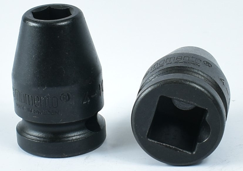 MOMENTO 冲击套筒,4-20, 4-21, 4-22, 4-23, 4-24, 4-26, 4-27=1 1/16, 4-28, 4-30=1 3/16, 4-32, 4-33, 4-36 内螺纹方形 1/2"