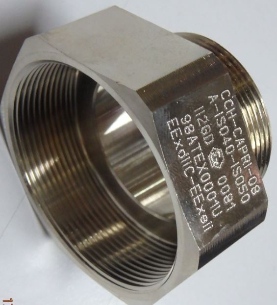 EATON / CAPRI EXD & EXE ADAPTOR, 741624 / 741354 / 741084 / 740814 / 740544, NICKEL PLATED BRASS