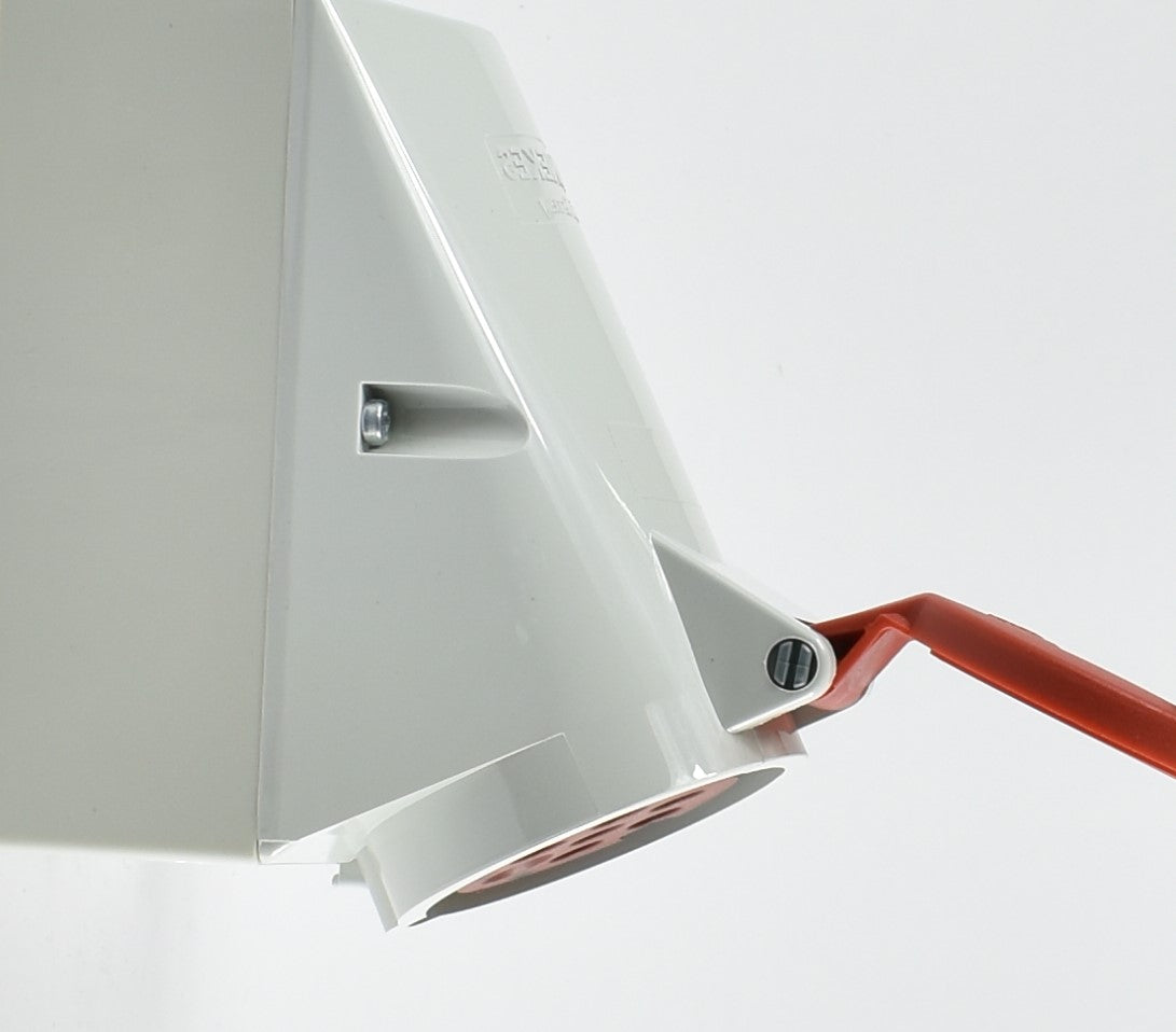 MENNEKES RECEPTACLE 734; WALL MOUNT, SCREW TERMINALS, 16A-7P-415V ,IP44