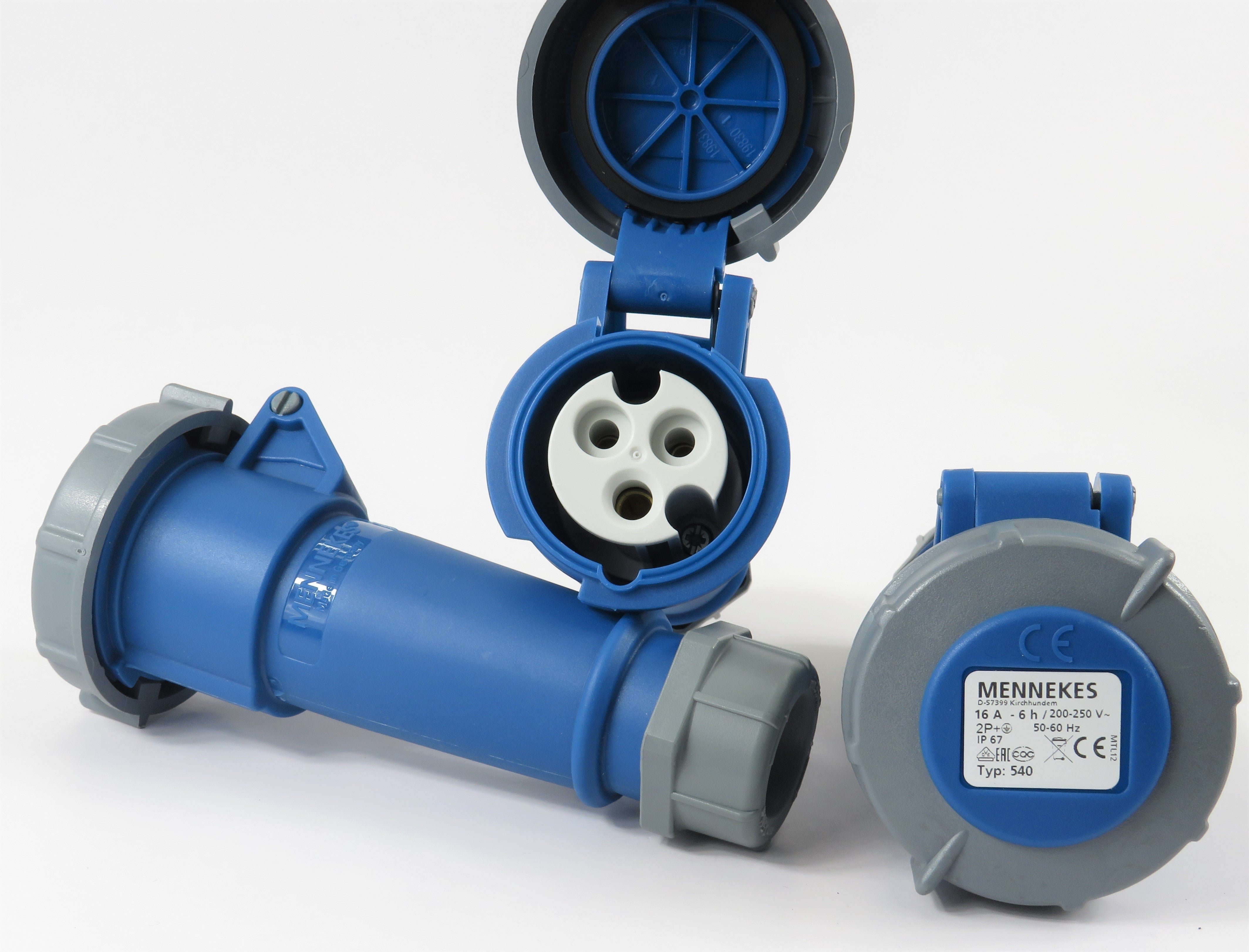 曼奈克斯 540 连接器; 16A-3P-230V,IP67