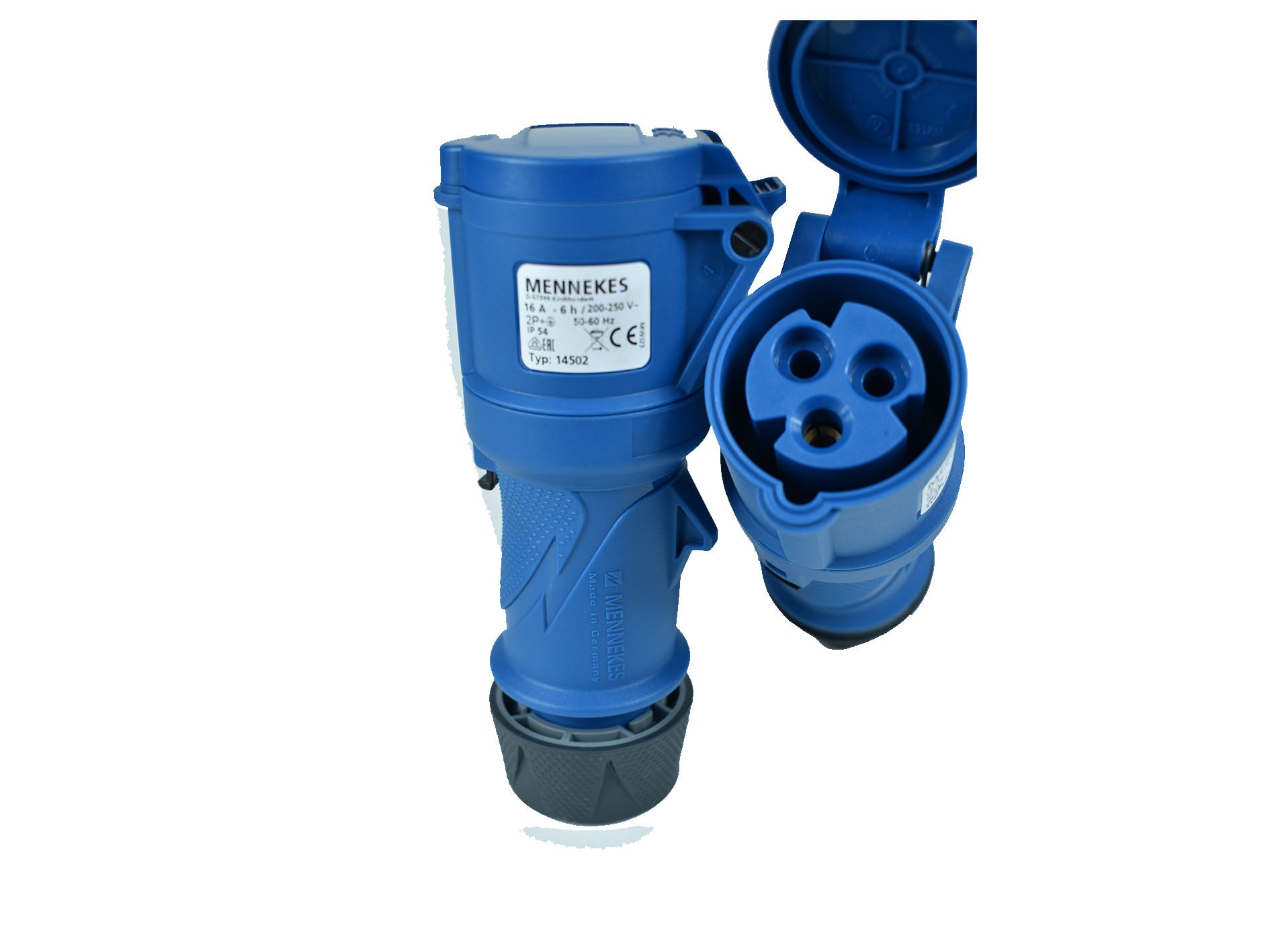 MENNEKES CONNECTOR 14502; POWERTOP® XTRA, ERGOCONTACT; 16A-3P-230V, IP54