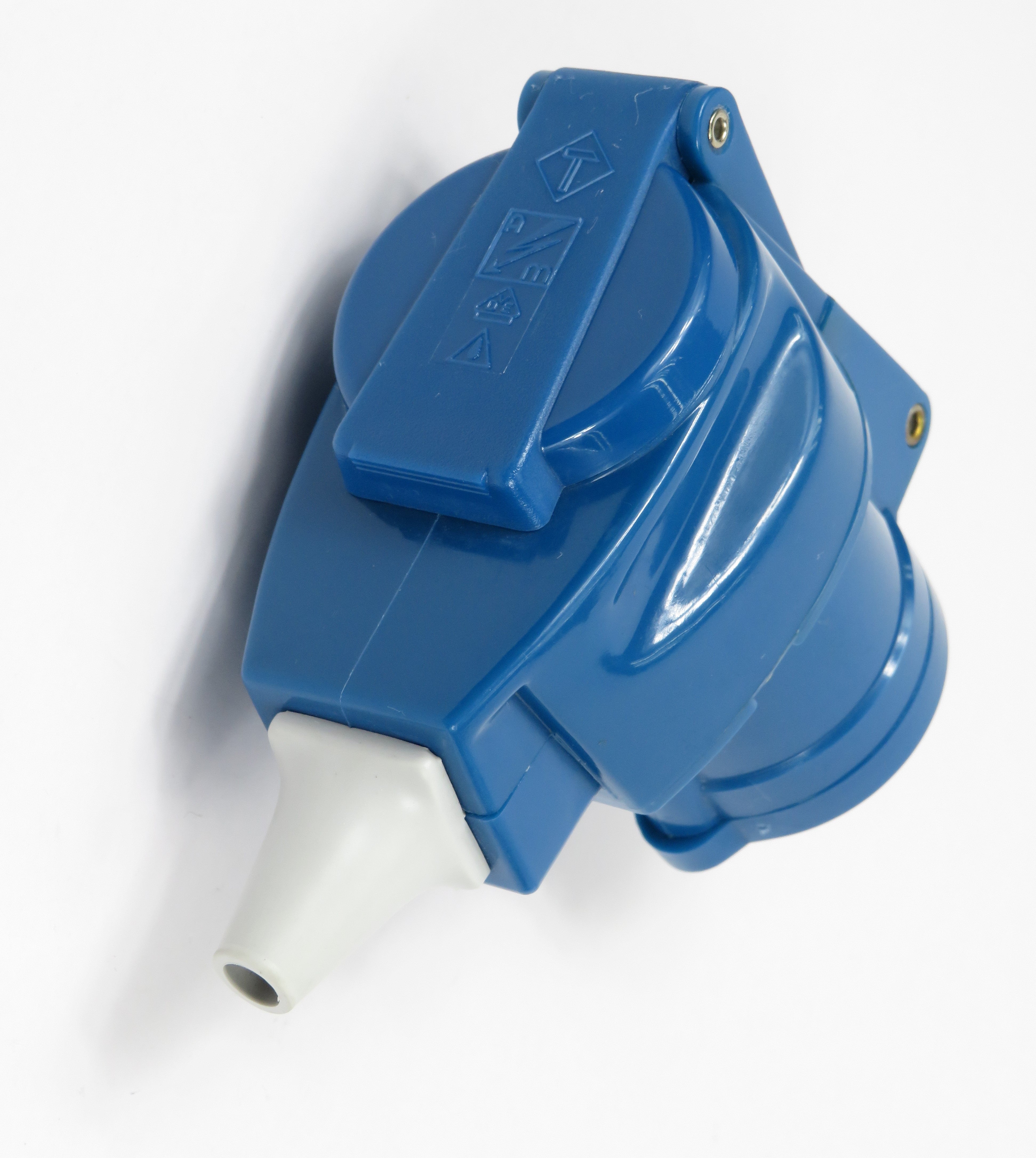 Mennekes 弯角连接器 1438 / 1566(带集成 SCHUKO 插座); 16A-3P-230V,IP44