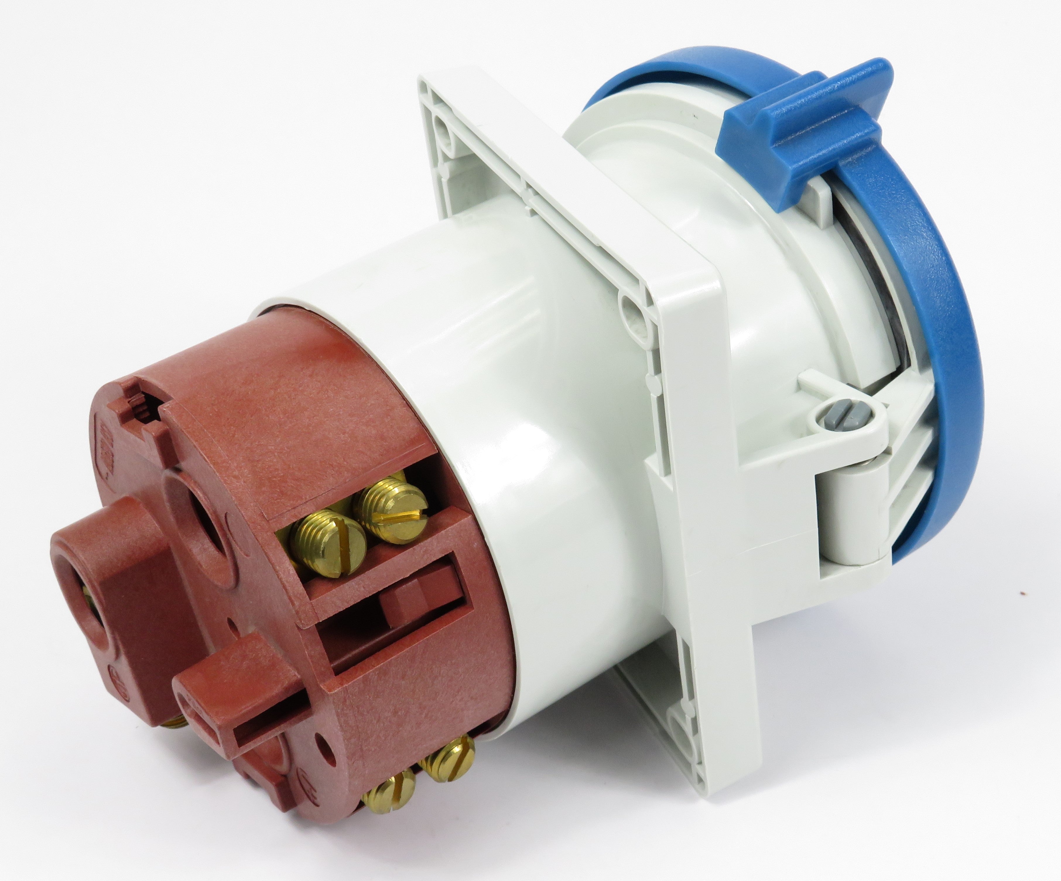 MENNEKES RECEPTACLE 3575, LENGAN PANEL, TERMINAL Skru, 125A-3P-230V, IP67