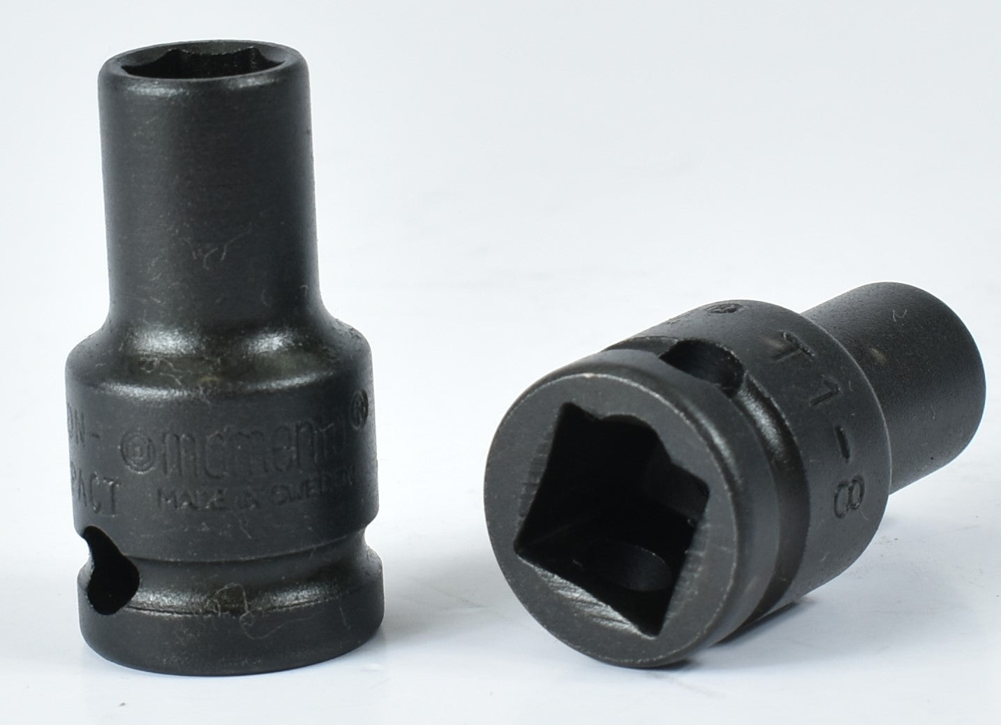 MOMENTO 薄壁电源插座,T1-8/ T1-12/ T1-13/ T1-14,母方 3/8" 驱动端代码 1,ISO 9001 和 ISO 14001 认证