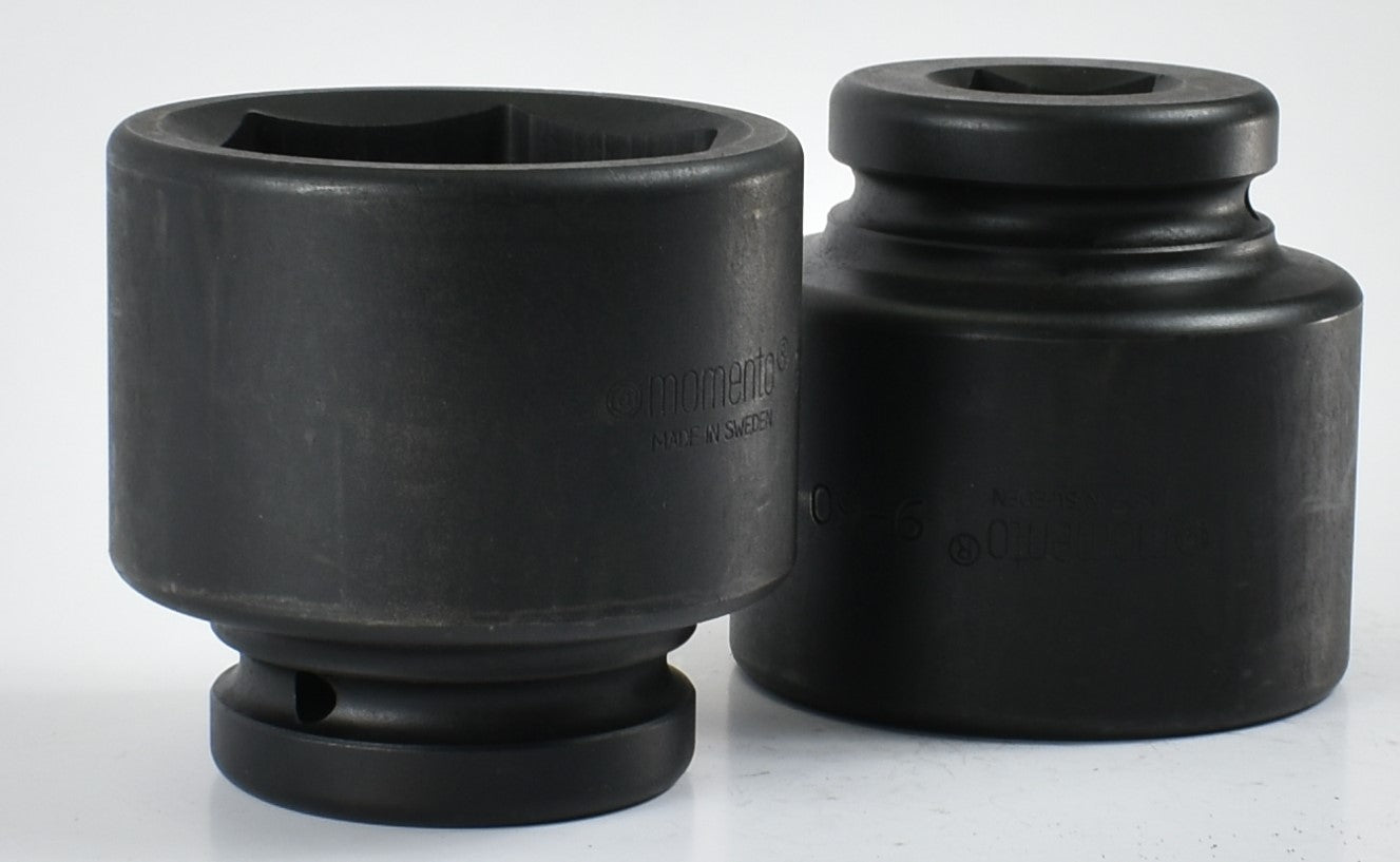 MOMENTO IMPACT SOCKET 9-60, 9-65=2 9/16, 9-70=2 3/4, 9-75, 9-80, 9-85, 9-90, 9-95=3 3/4, 9-100, FEMALE SQ 1"