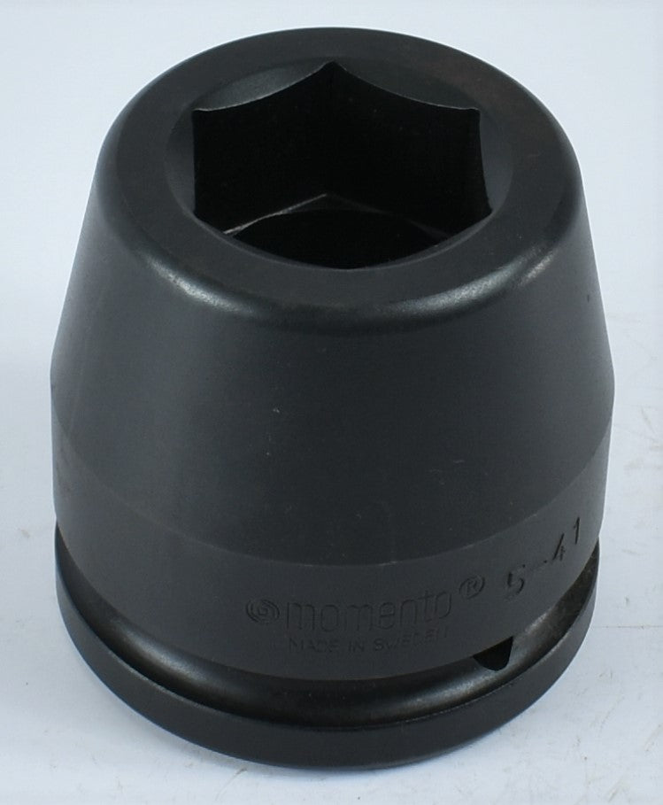 MOMENTO IMPACT SOCKETS, 5-95=3 3/4, 5-100, 5-105=4 1/8, FEMALE SQUARE 1 1/2", ISO 9001 & ISO 14001 CERTIFIED