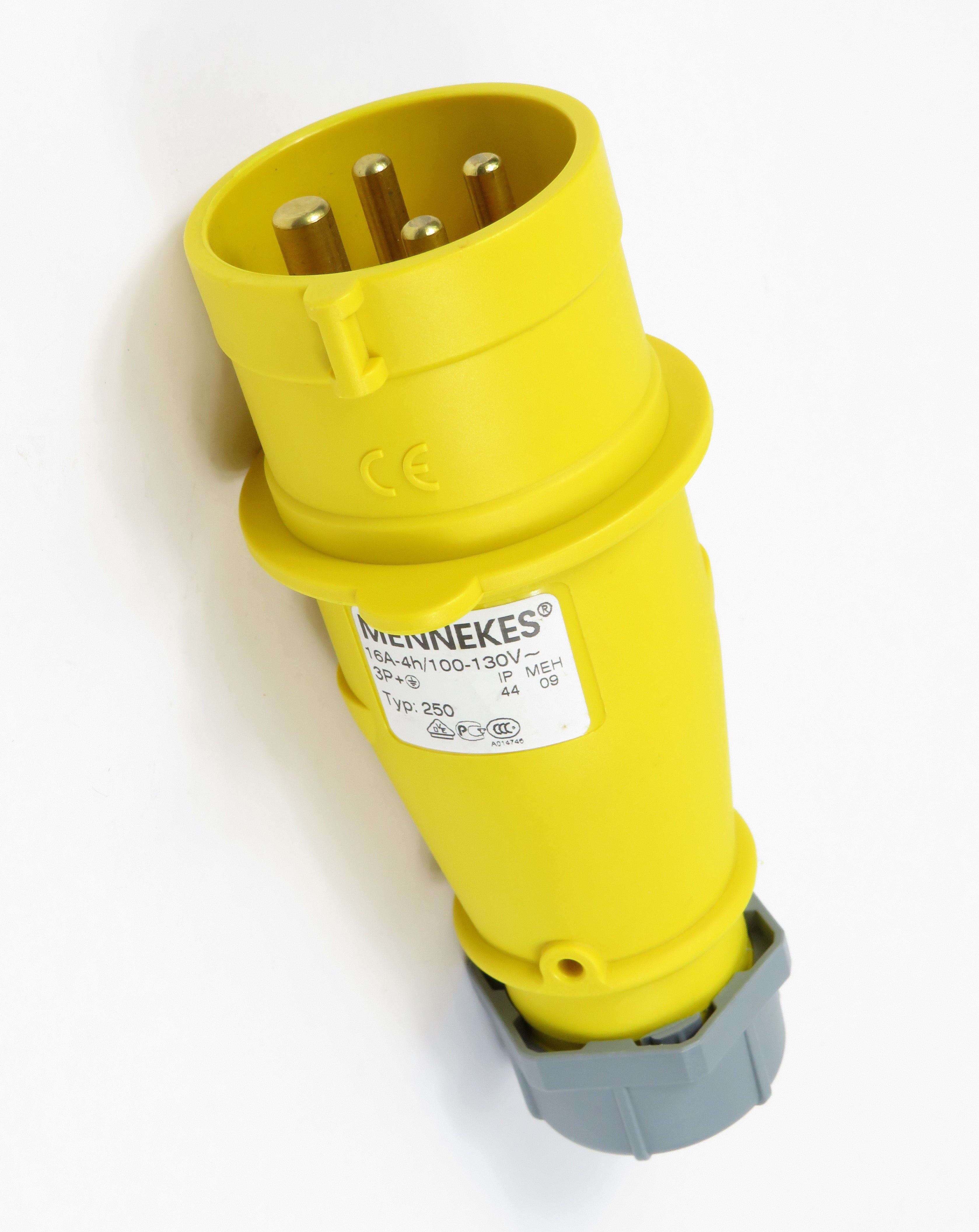 MENNEKES PLUG 250 / 262; SCREW TERMINALS, 16A-4P-110V/ 32A-4P-110V, IP44