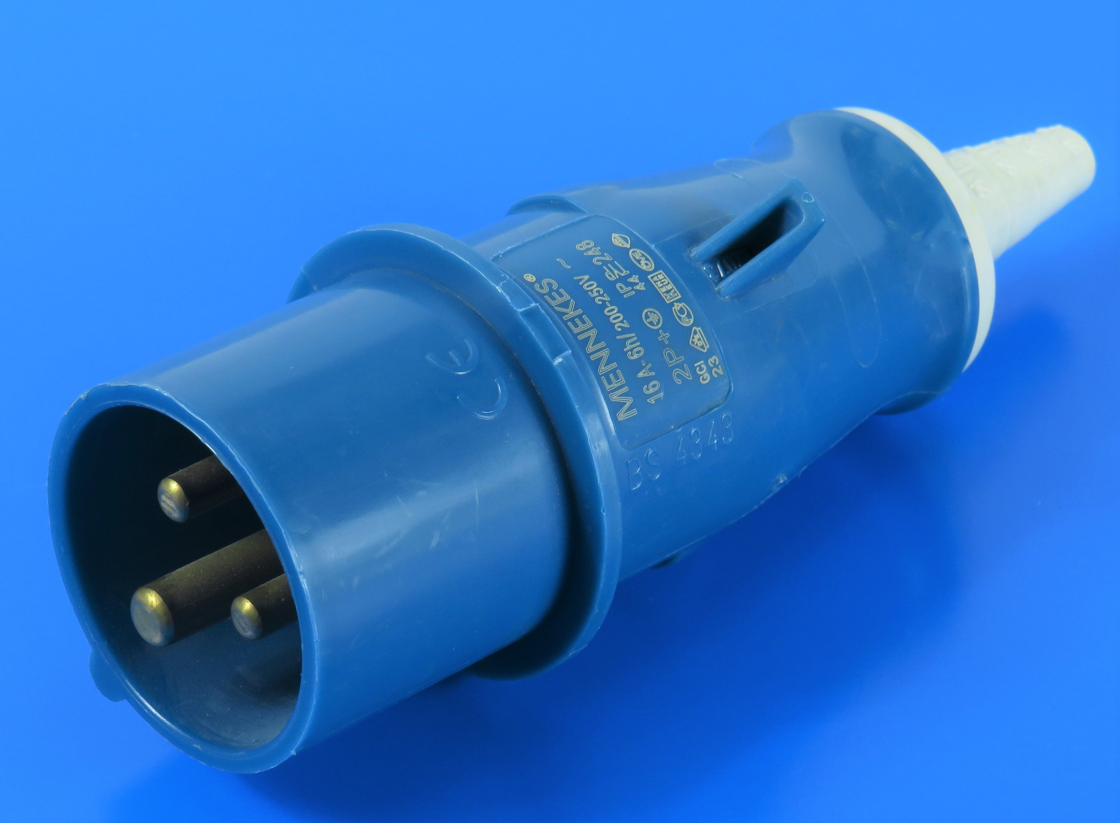 MENNEKES PLUG 248G/ 741G/ 744G; W.GROMMET, SCREW TERMINALS, 16A-3P-230V/ 16A-7P-230V/ 32A-7P-415V, IP44