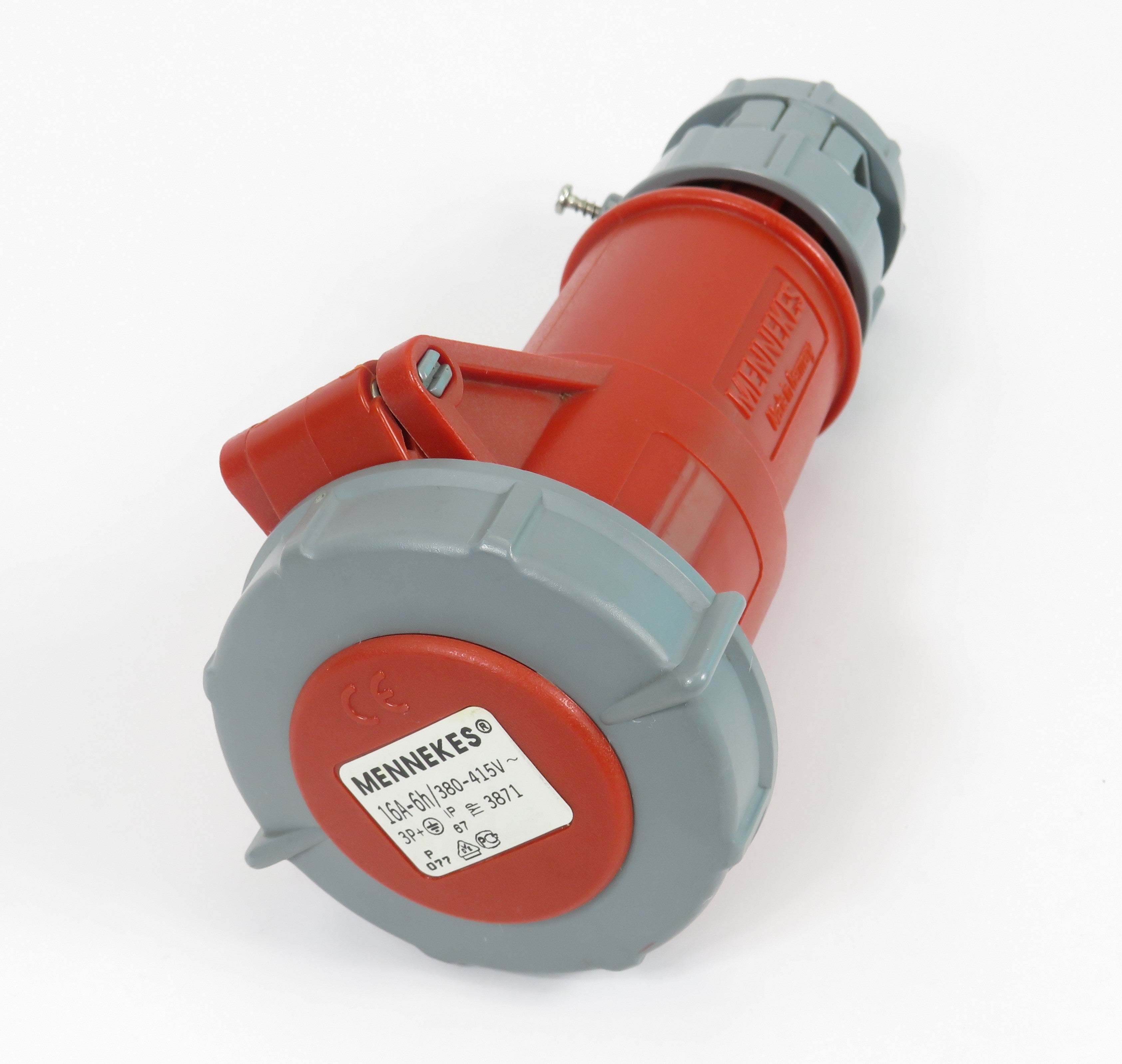 MENNEKES CONNECTOR 3871; POWER TOP, SCREW TERMINALS,16A-4P-415V, IP67