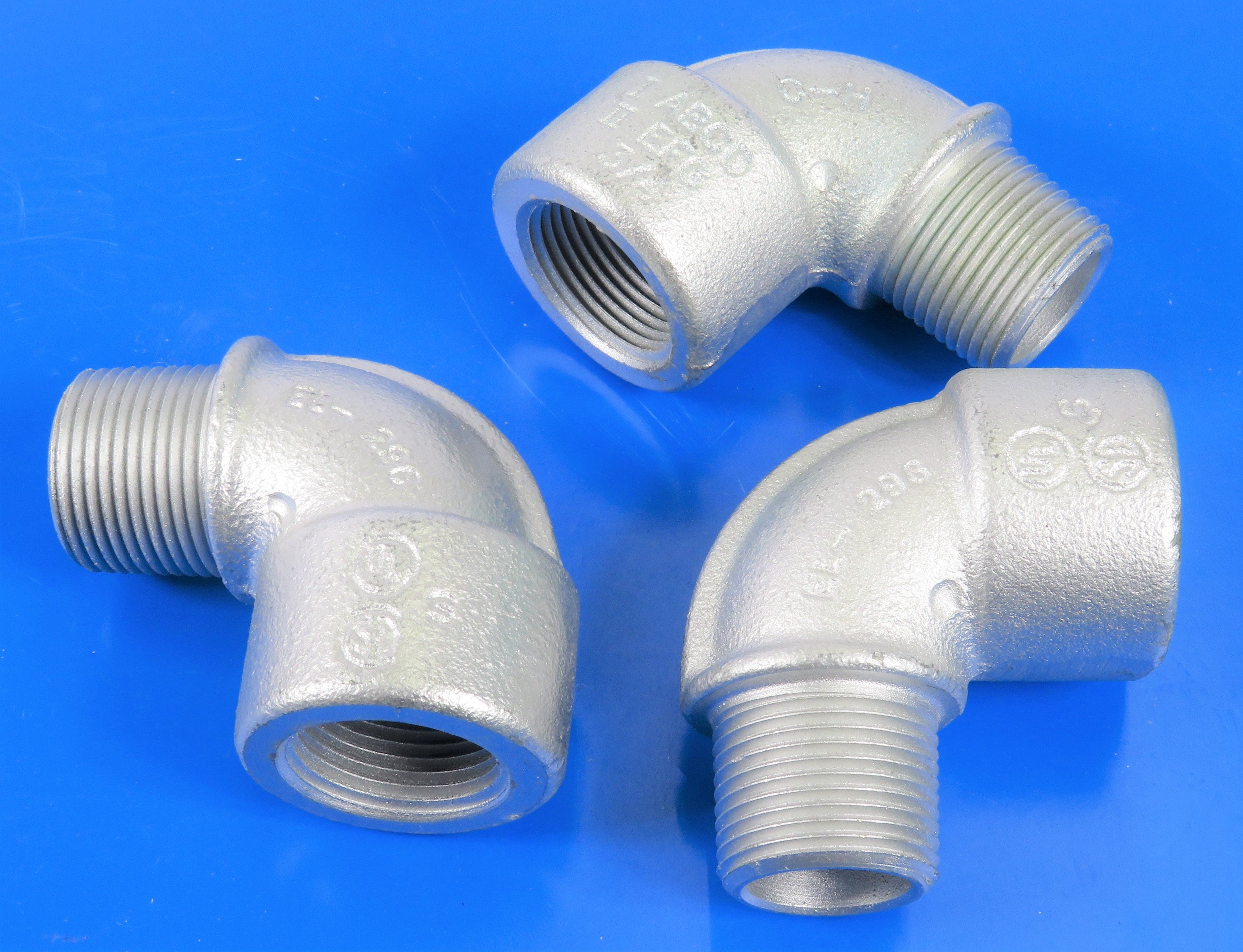CROUSE-HINDS/ EATON NEC EX 90 DEG ELBOW, FERALOY IRON ALLOY, EL19/ EL296