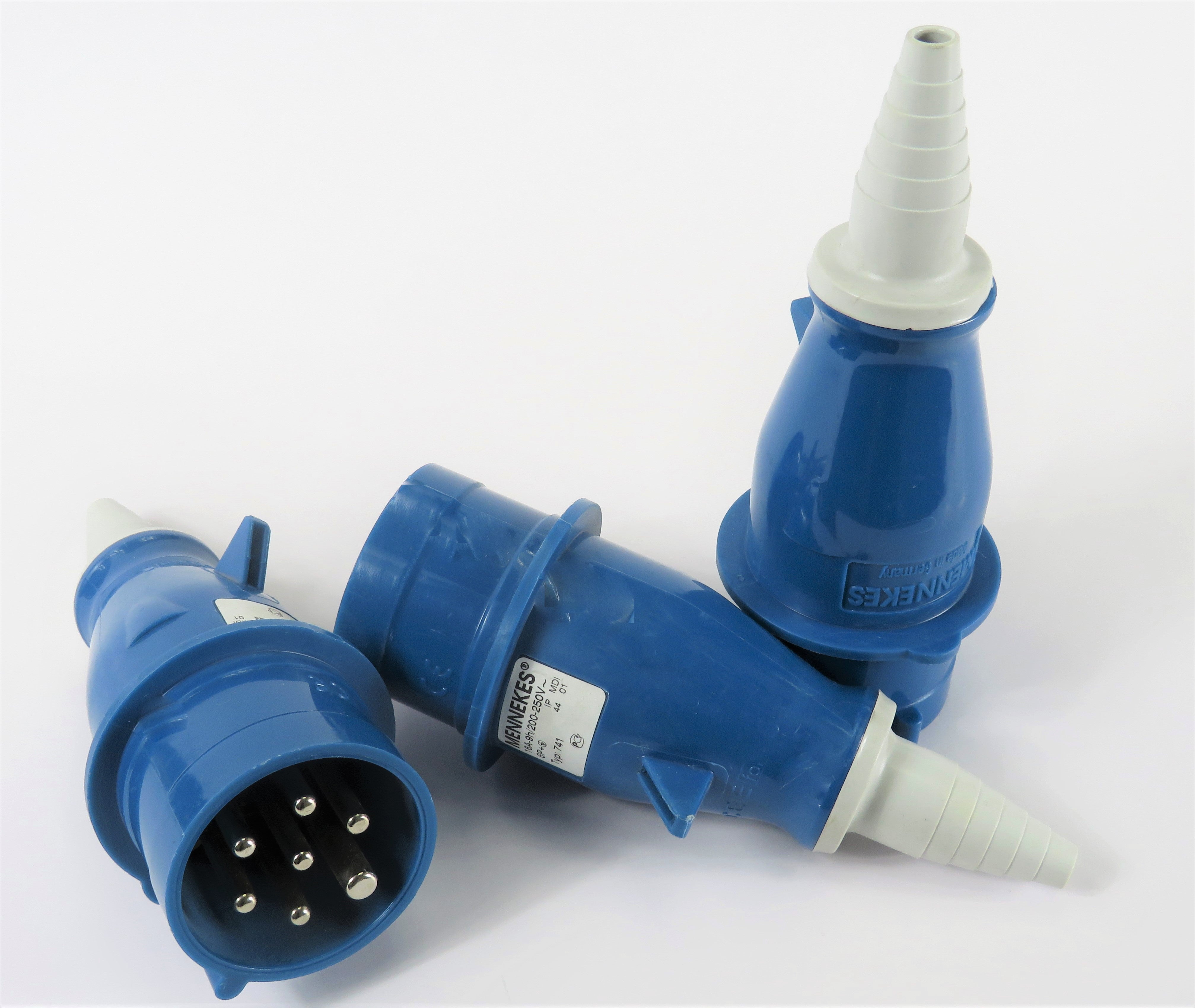 曼尼克斯插头 248G/ 741G/ 744G； W.索环，螺丝端子，16A-3P-230V/ 16A-7P-230V/ 32A-7P-415V，IP44