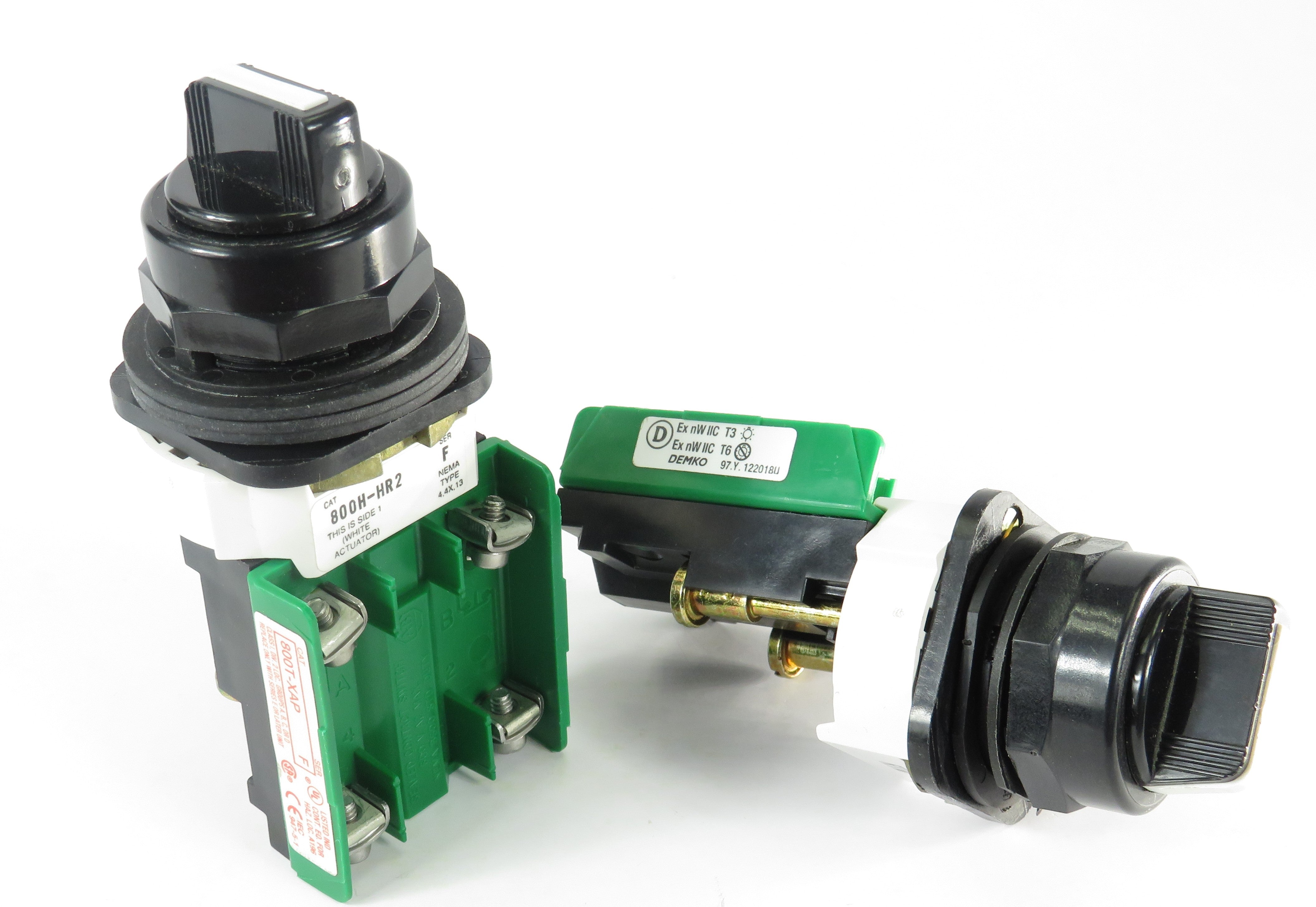 ALLEN BRADLEY/ ROCKWELL SWITCH, SELECTOR, AB#800H-HR2AP / HR5AP