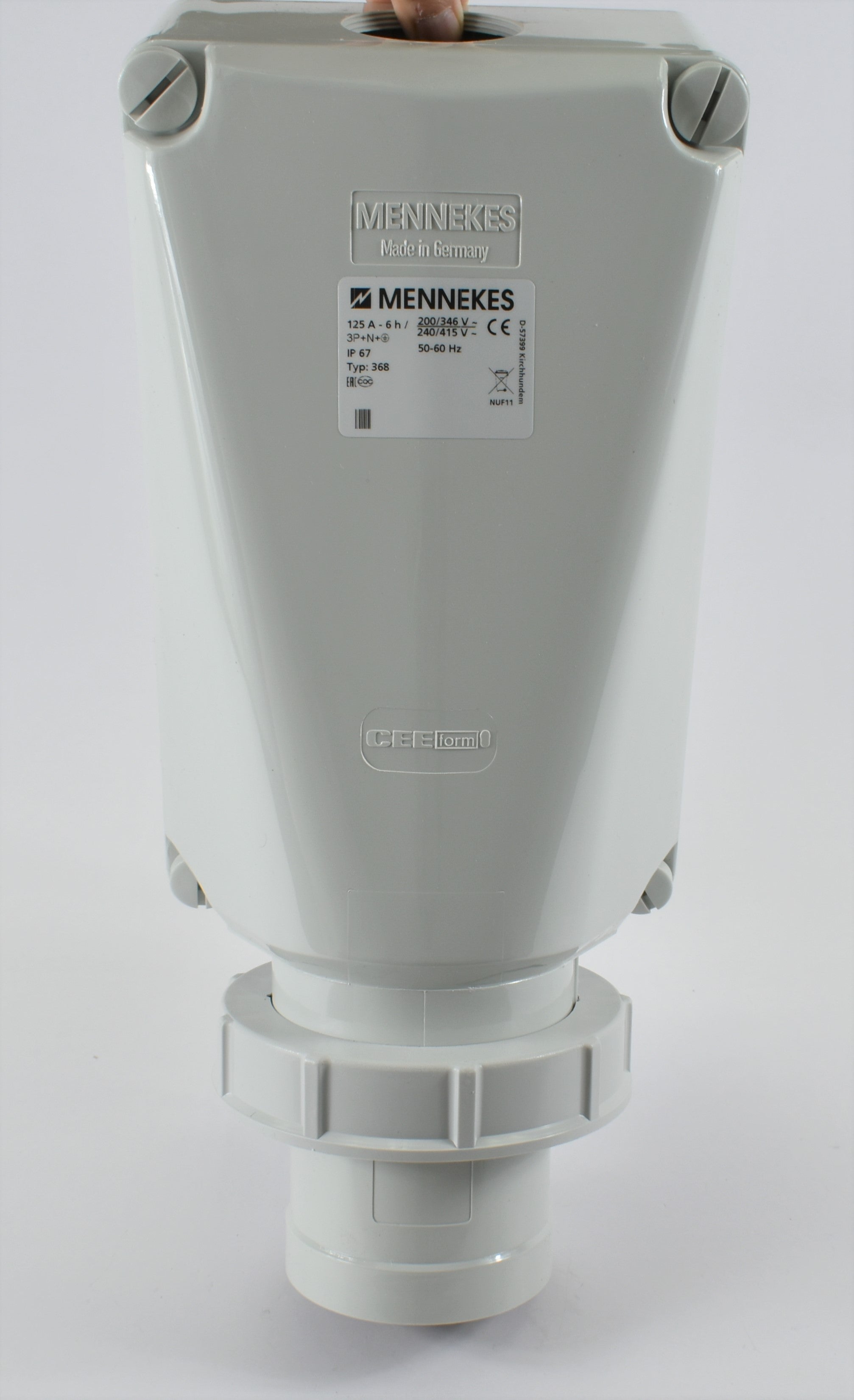 门内克斯湾 368；壁挂式，125A-5P-415V，IP67