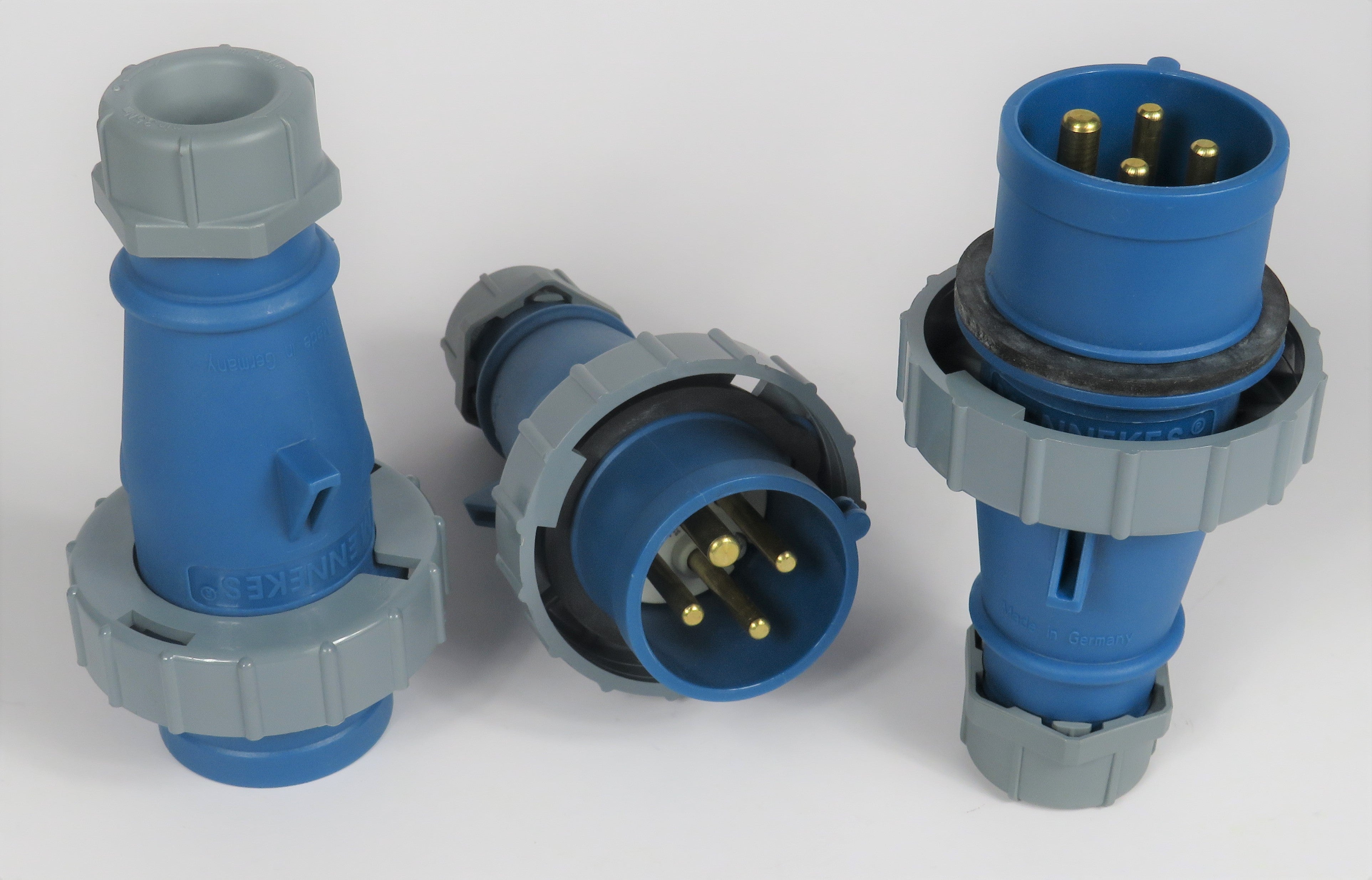 曼尼克斯插头 281/ 295；螺钉端子，16A-4P-30V/ 32A-4P-500V，IP67