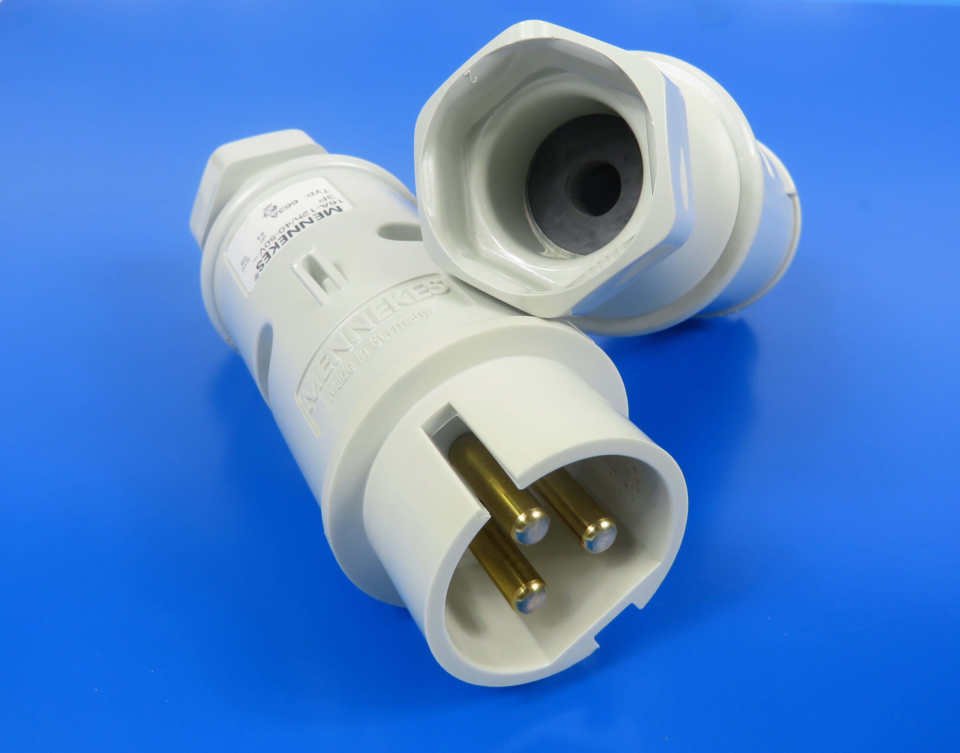 曼尼克斯插头 661/ 662/ 663；螺丝端子，16A-2P，20-25/40-50VDC/ 16A-3P，20-25V/ 16A-3P，50V，IP44