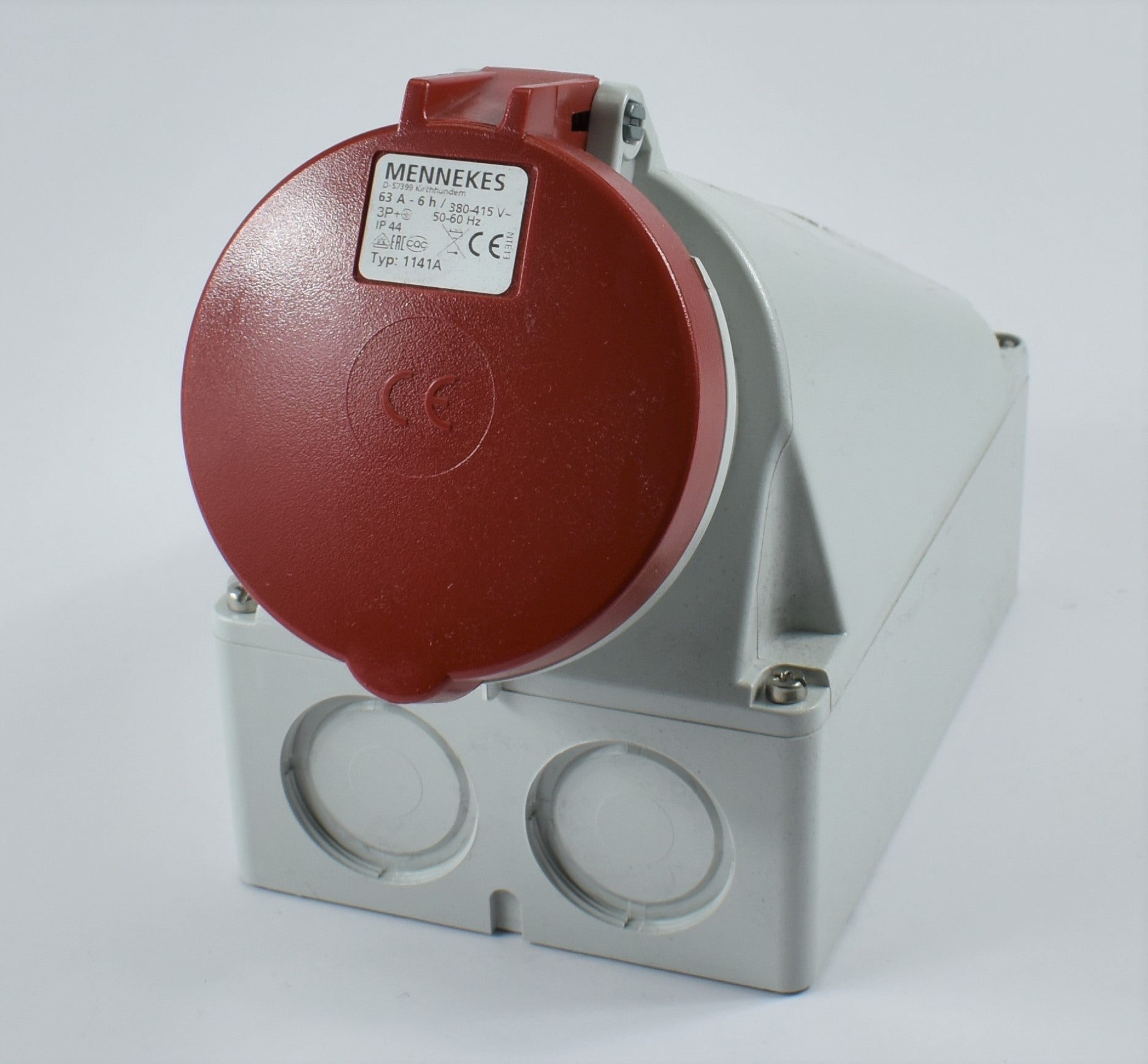 曼奈克斯插座 1141；壁挂式，63A-4P-415V，IP44