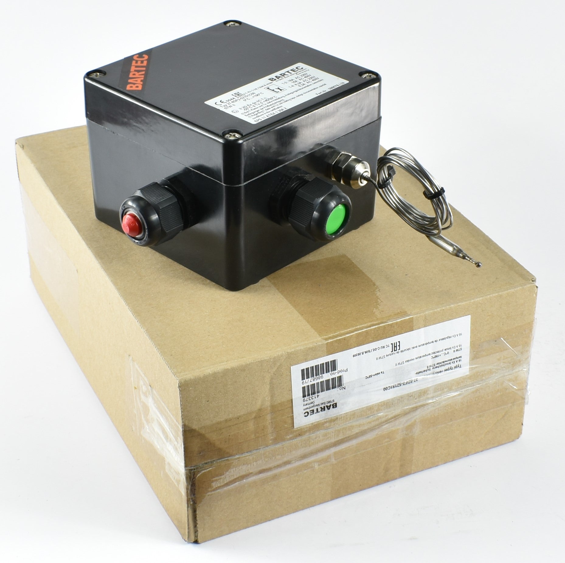 BARTEC CAPILLARY TUBE THERMOSTAT 16A, STW II