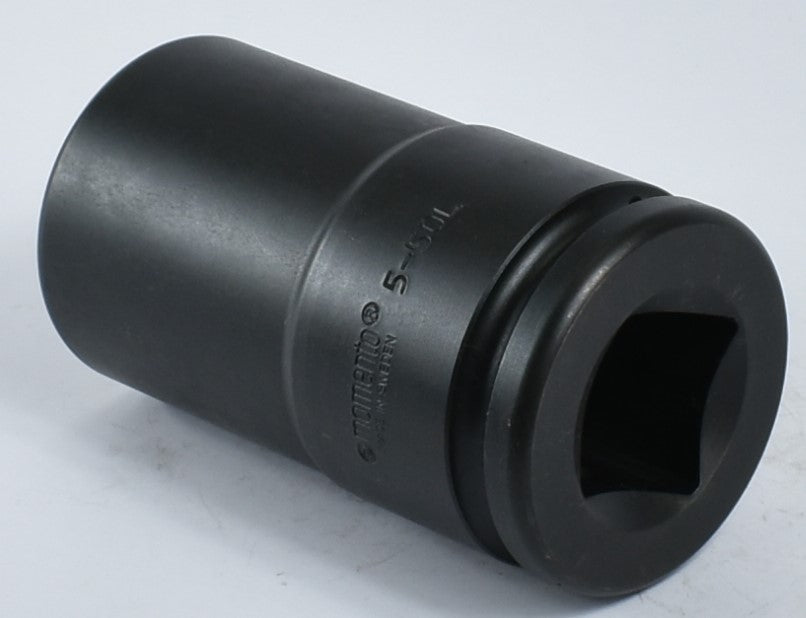 MOMENTO 冲击套筒，5-50L、5-55L、5-65=2 9/16L，内螺纹方形 1 1/2"，ISO 9001 和 ISO 14001 认证