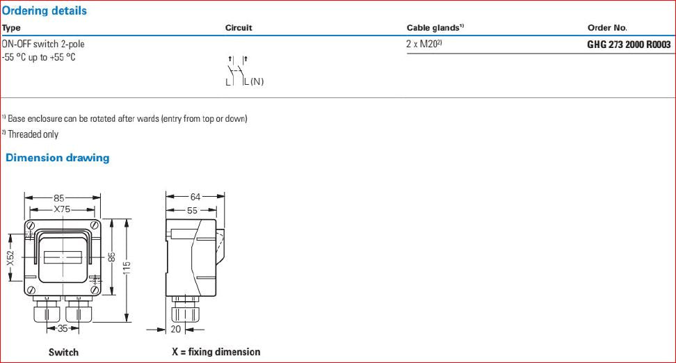 CEAG / EATON IEC 防爆开关 / 开关
