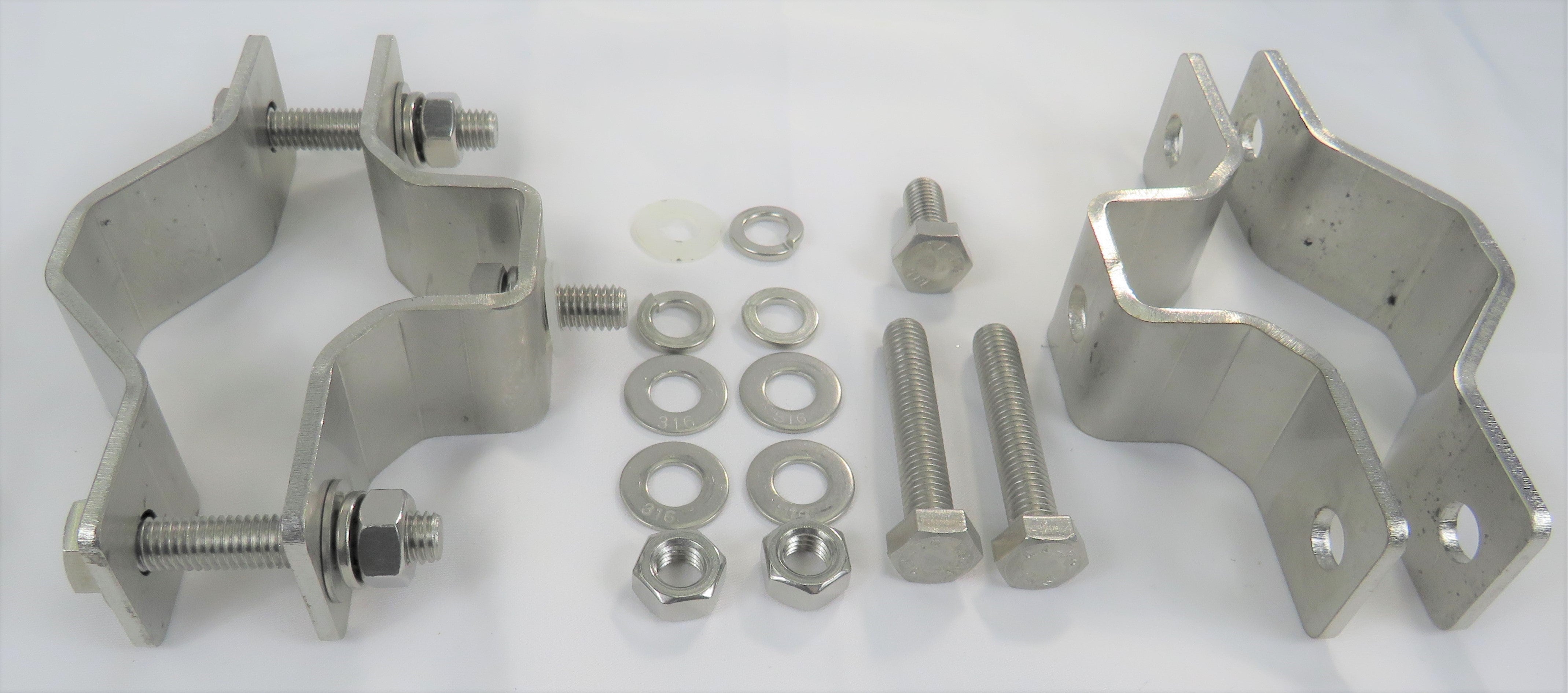 AMPC 管夹，3562S6，1-1/4"-1-1/2"，SS316L，管外径：35-53MM​​（2 件/套）