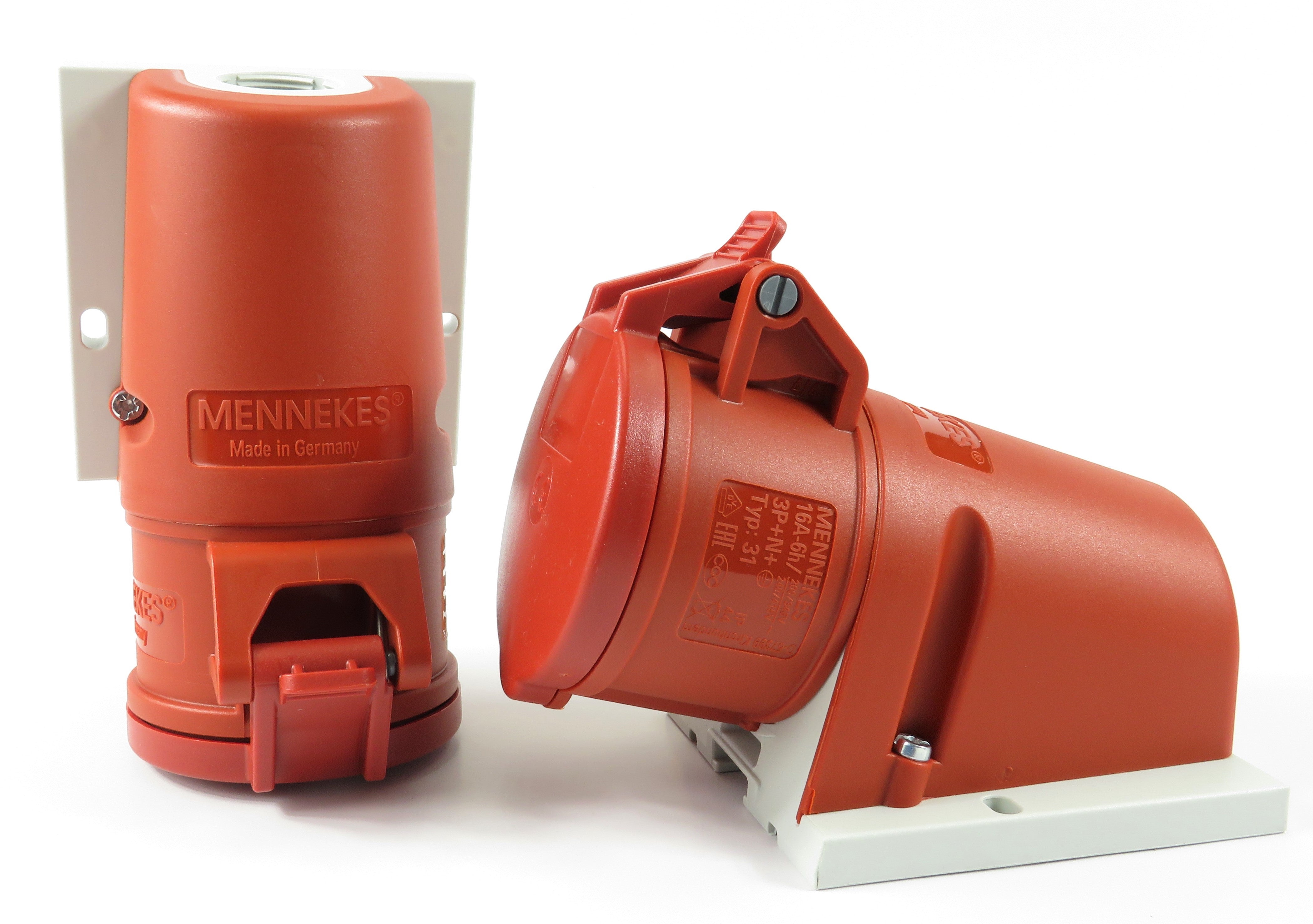 Mennekes 插座 31，带 TwinContact，16A-5P-415V，IP44