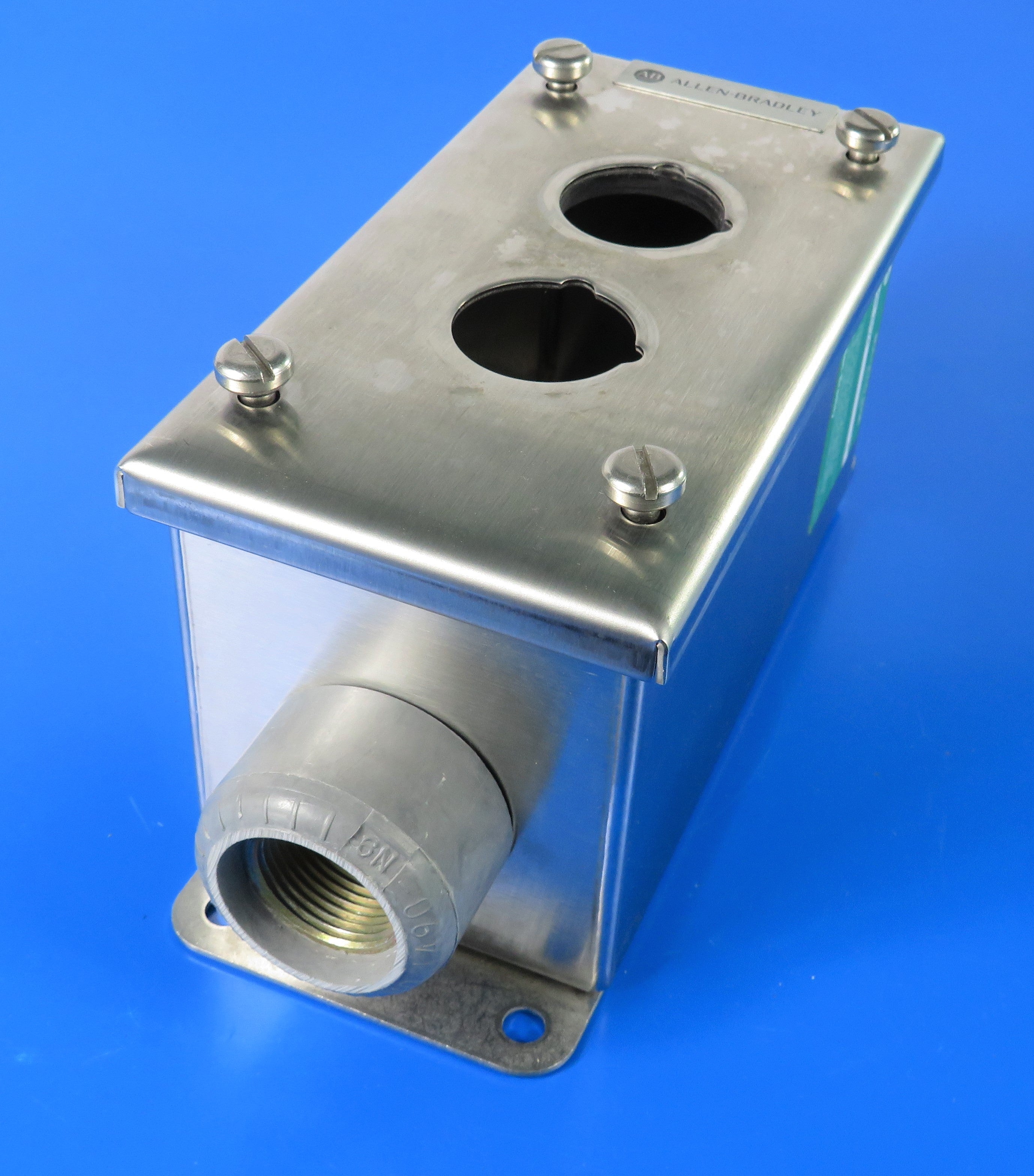 ALLEN BRADLEY/ ROCKWELL PUSH BUTTON ENCLOSURE, SS, 800R-1HZ4/ 2HZ4/ 3HZ4/ 4HZ4/ 5HZ4/ 6HZ4