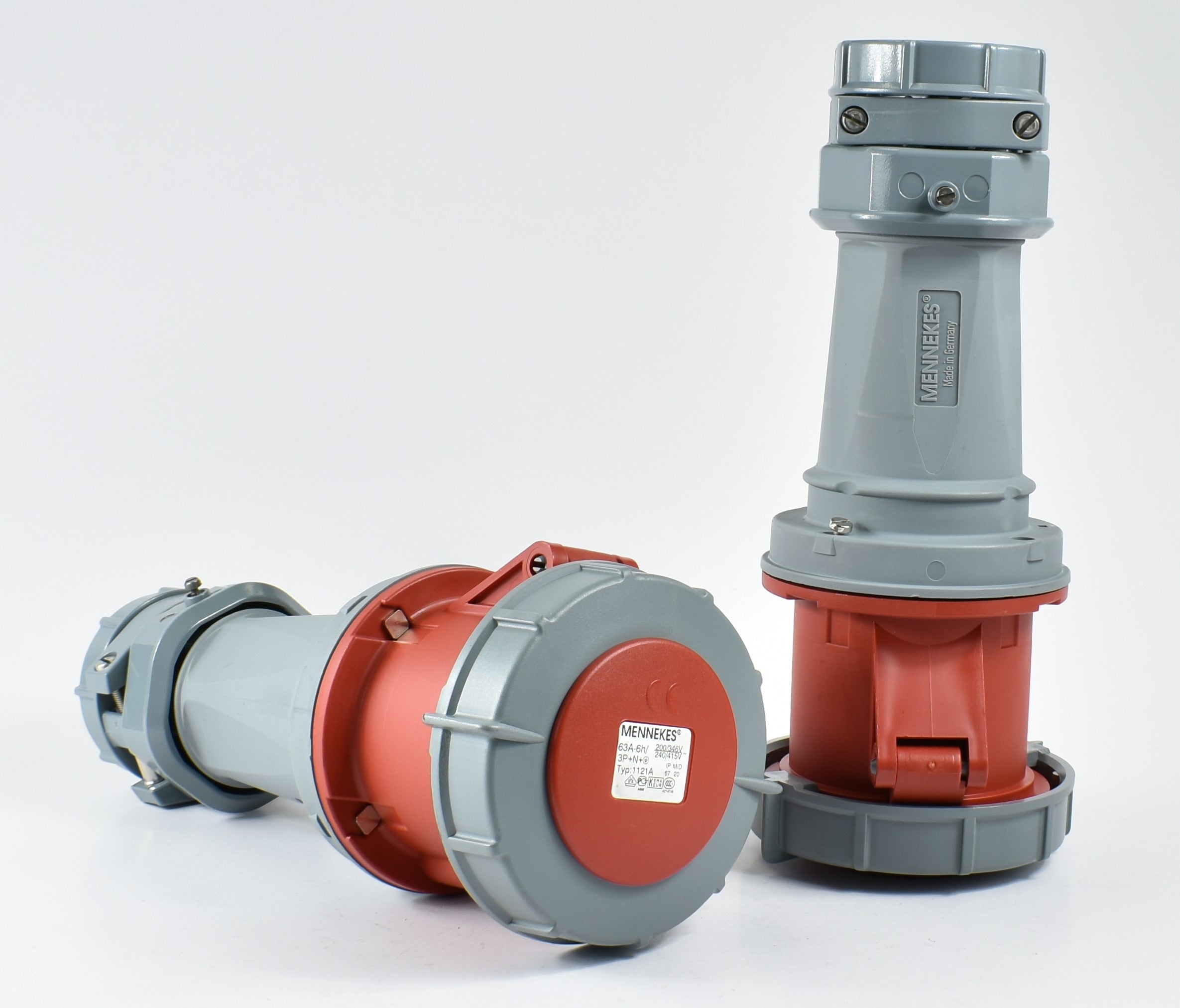 Mennekes CEE 连接器 1121；带软触点的 POWERTOP 63A-5P-415V，IP67