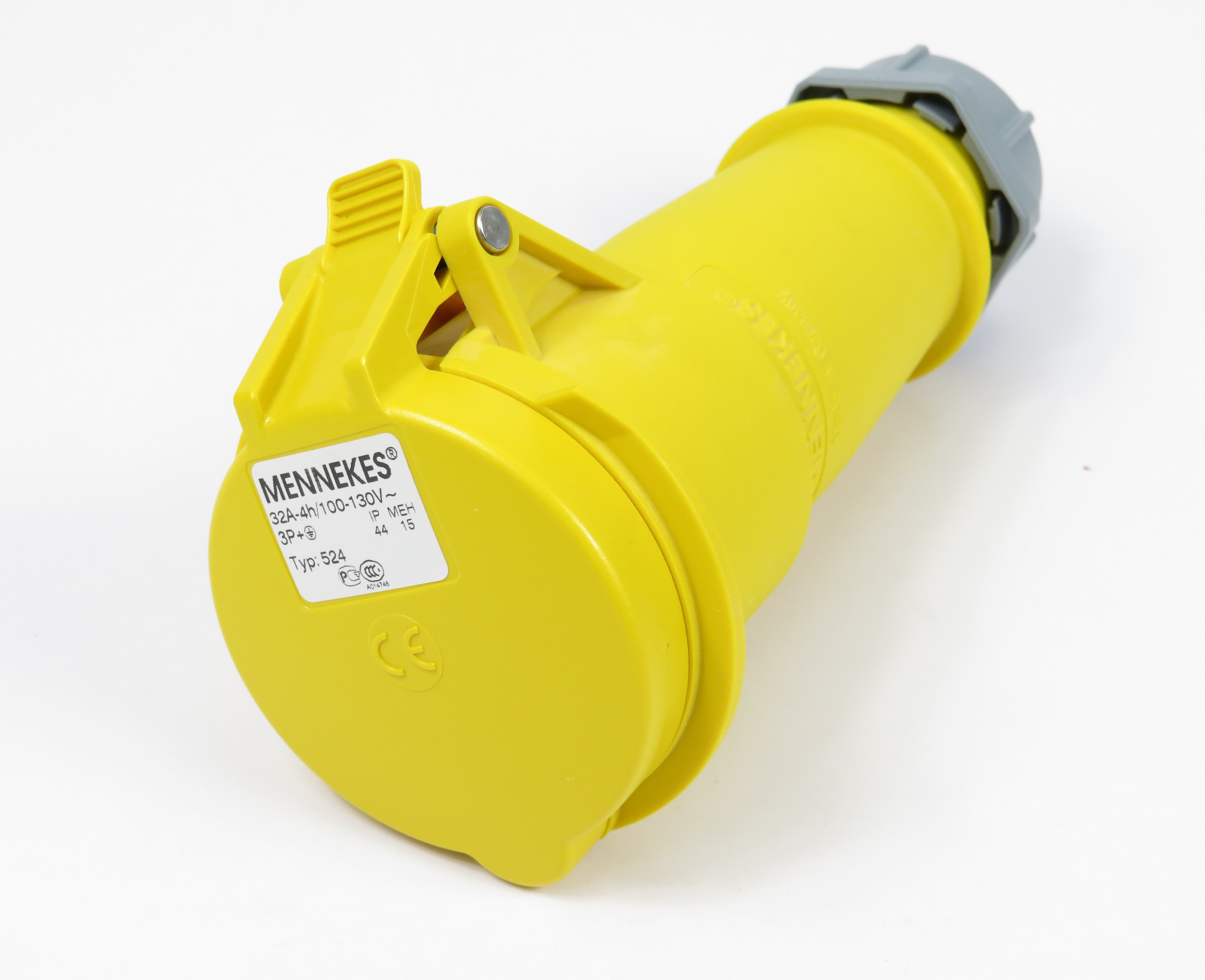 MENNEKES CONNECTOR 521/ 524, SCREW TERMINALS, 32A-3P-110V/ 32A-4P-110V, IP44