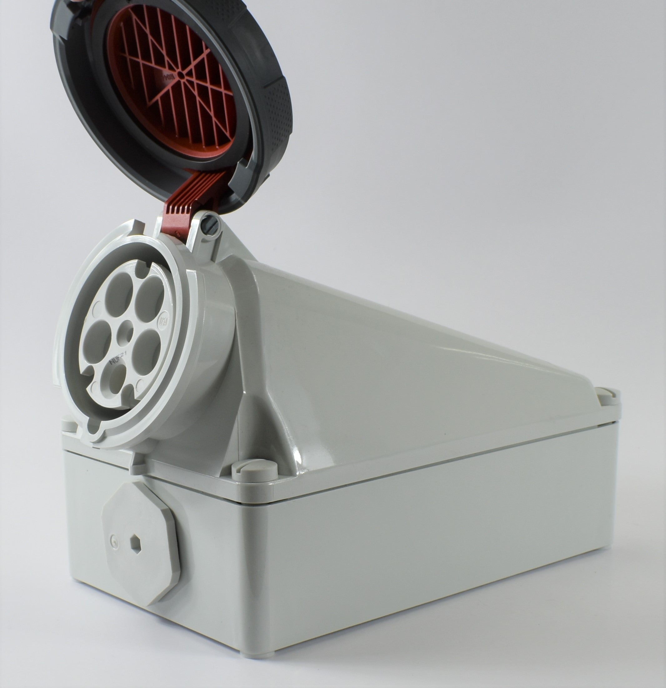 Mennekes 插座 136/ 139/ 143，插座；壁挂式，63A-5P-415V/125A-4P-415V/125A-5P-415V，IP67