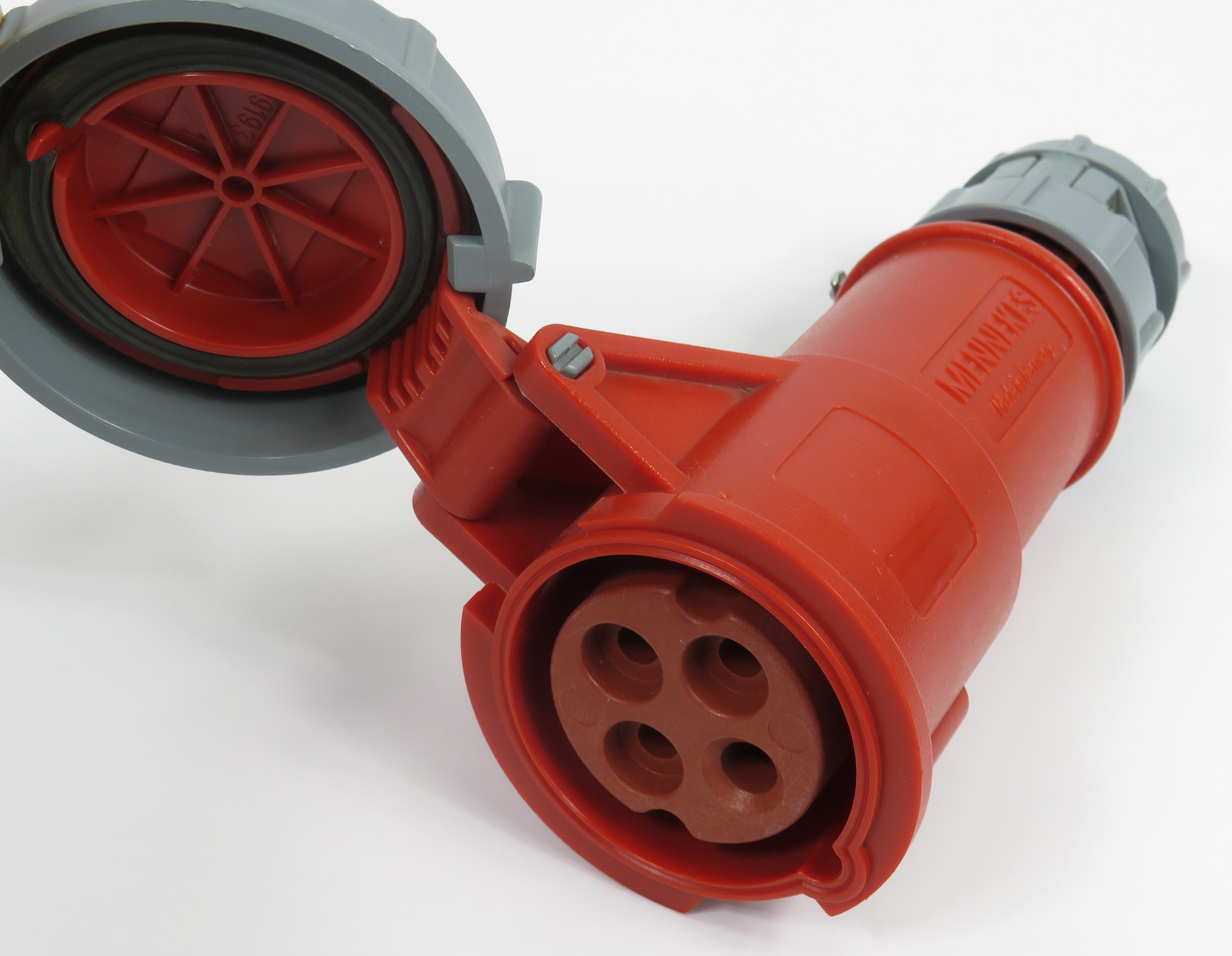 曼奈克斯连接器 3871；顶部电源，螺丝端子，16A-4P-415V，IP67