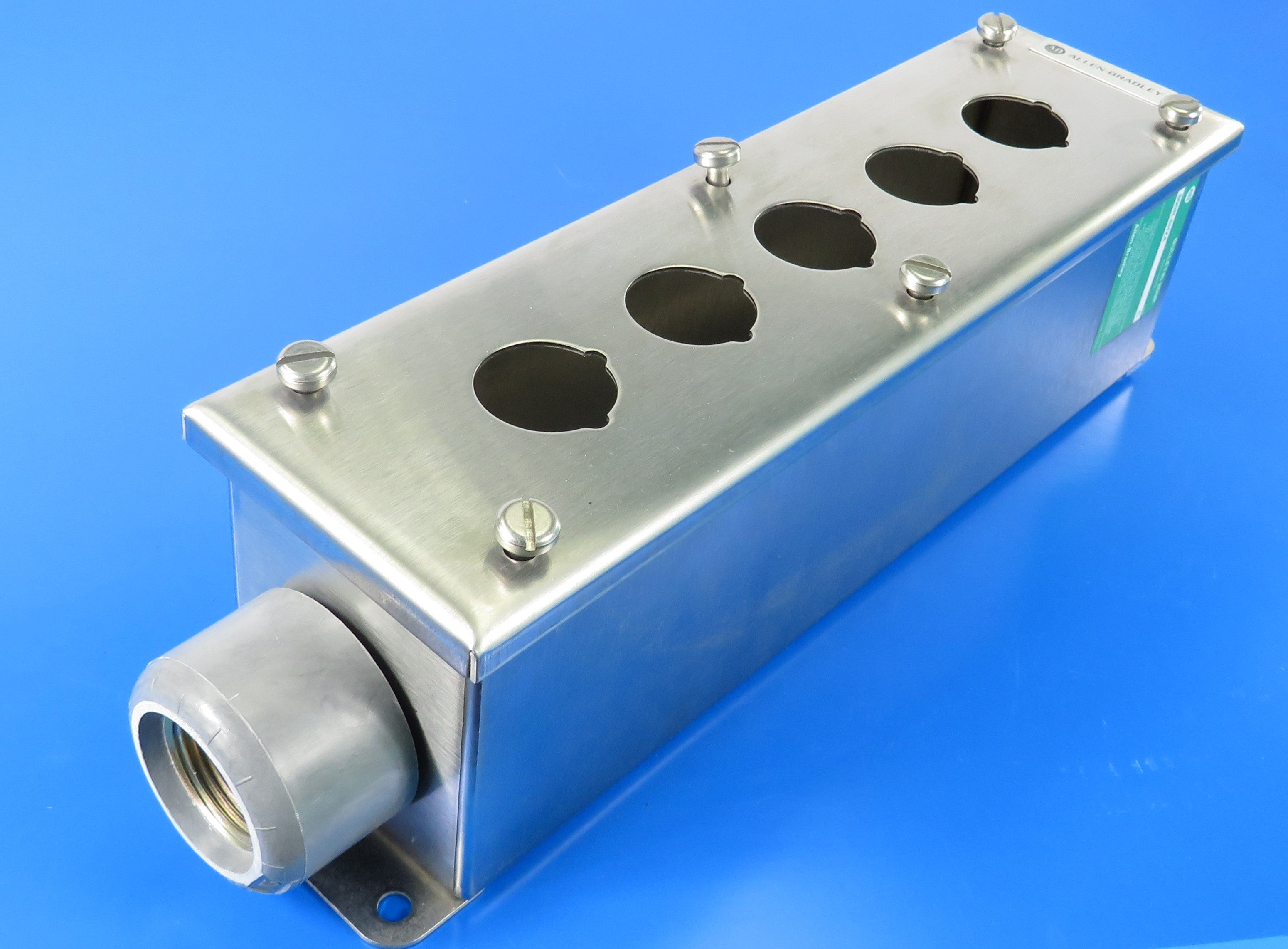 ALLEN BRADLEY/ ROCKWELL PUSH BUTTON ENCLOSURE, SS, 800R-1HZ4/ 2HZ4/ 3HZ4/ 4HZ4/ 5HZ4/ 6HZ4